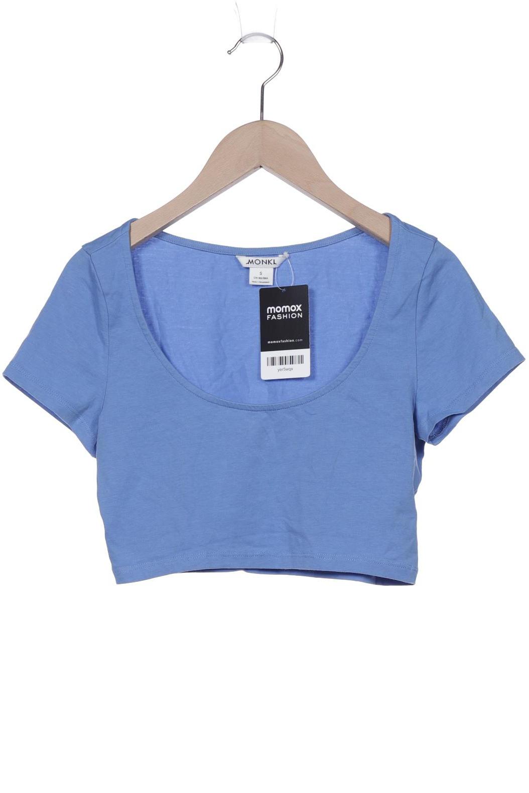 

Monki Damen T-Shirt, blau, Gr. 36