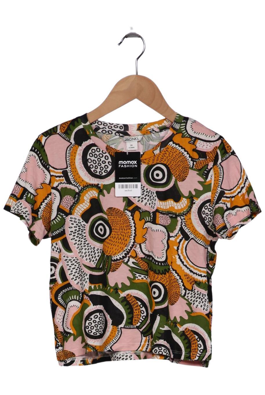 

Monki Damen T-Shirt, grün, Gr. 34