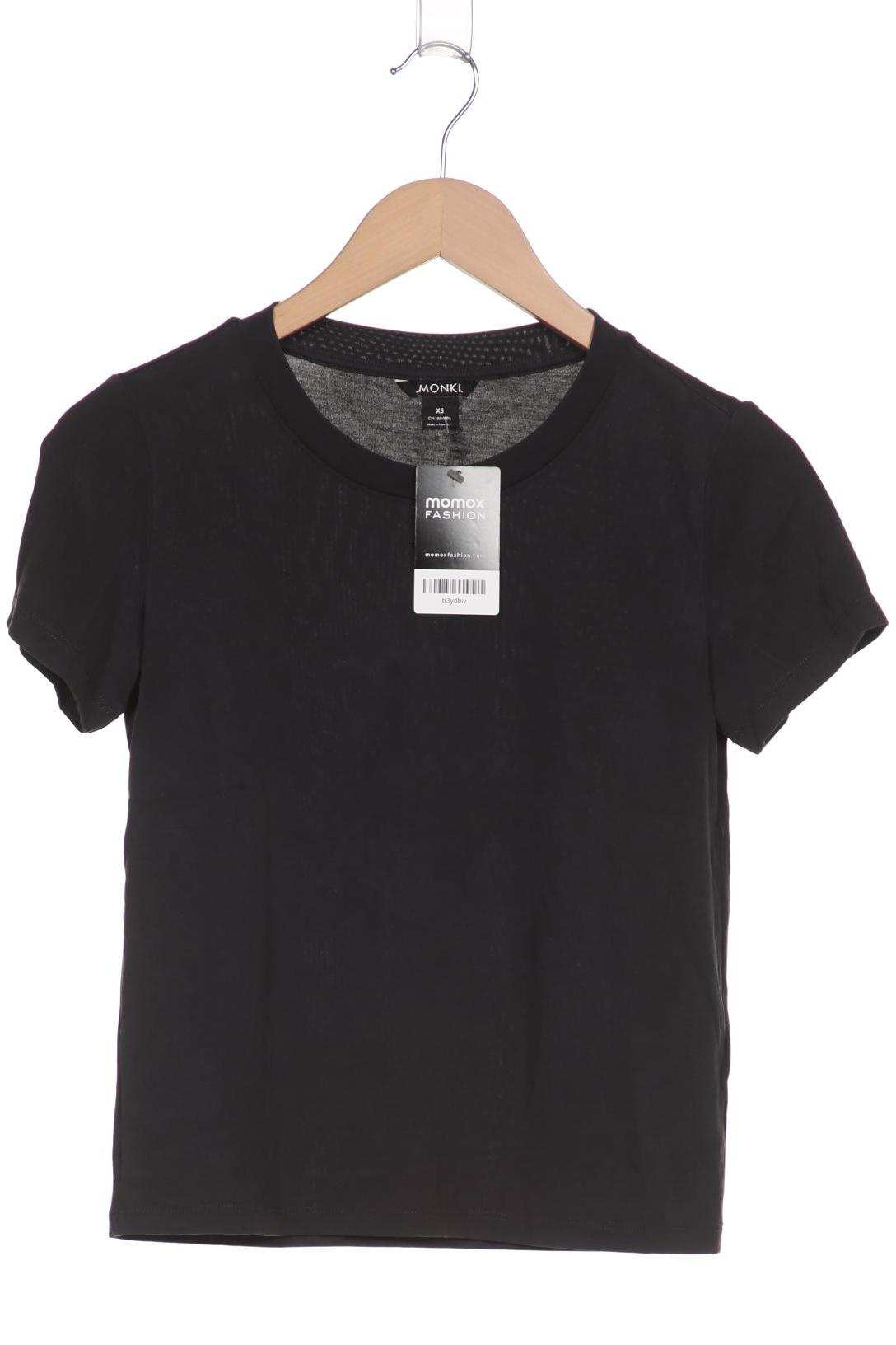 

Monki Damen T-Shirt, schwarz, Gr. 34