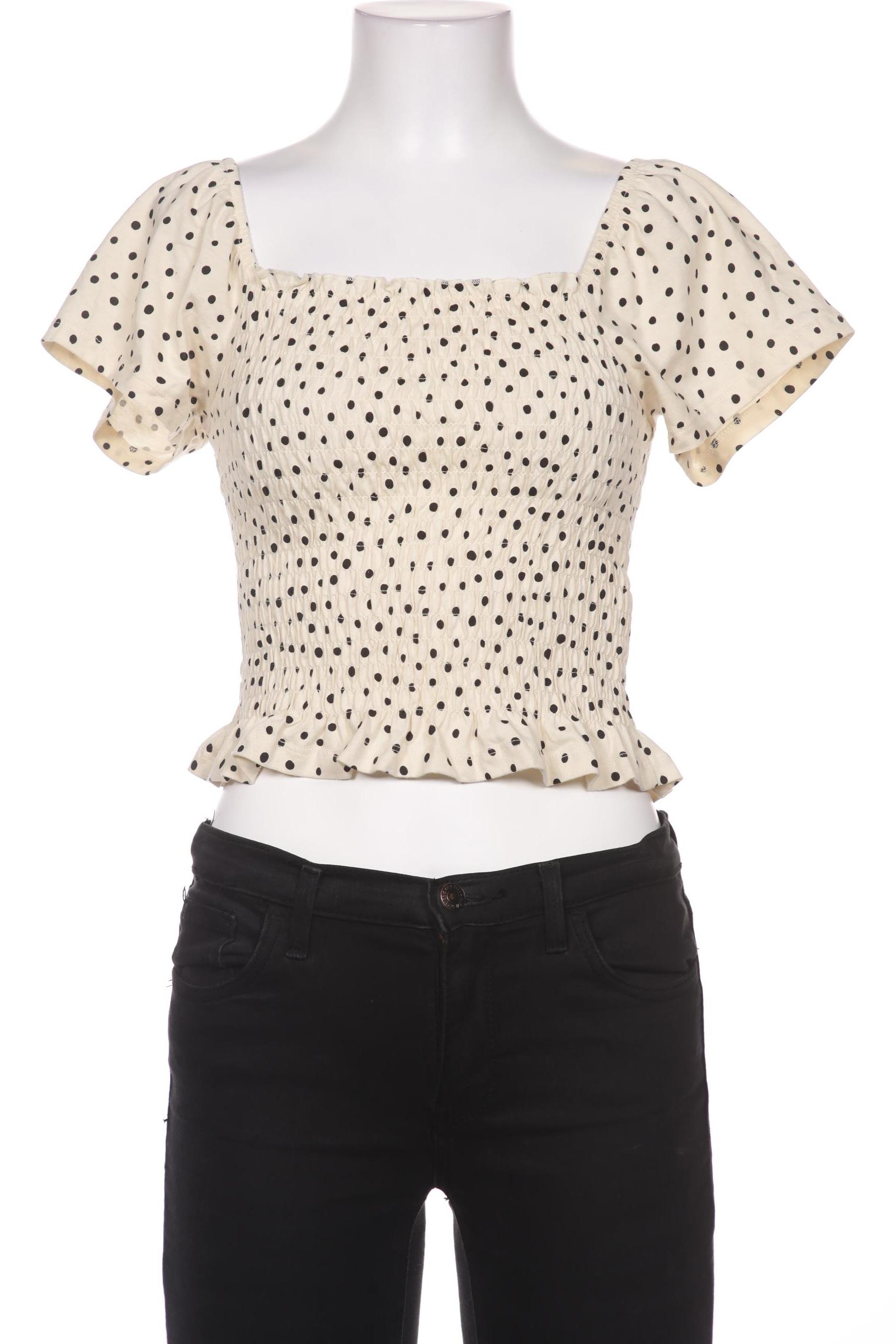 

Monki Damen T-Shirt, cremeweiß, Gr. 36