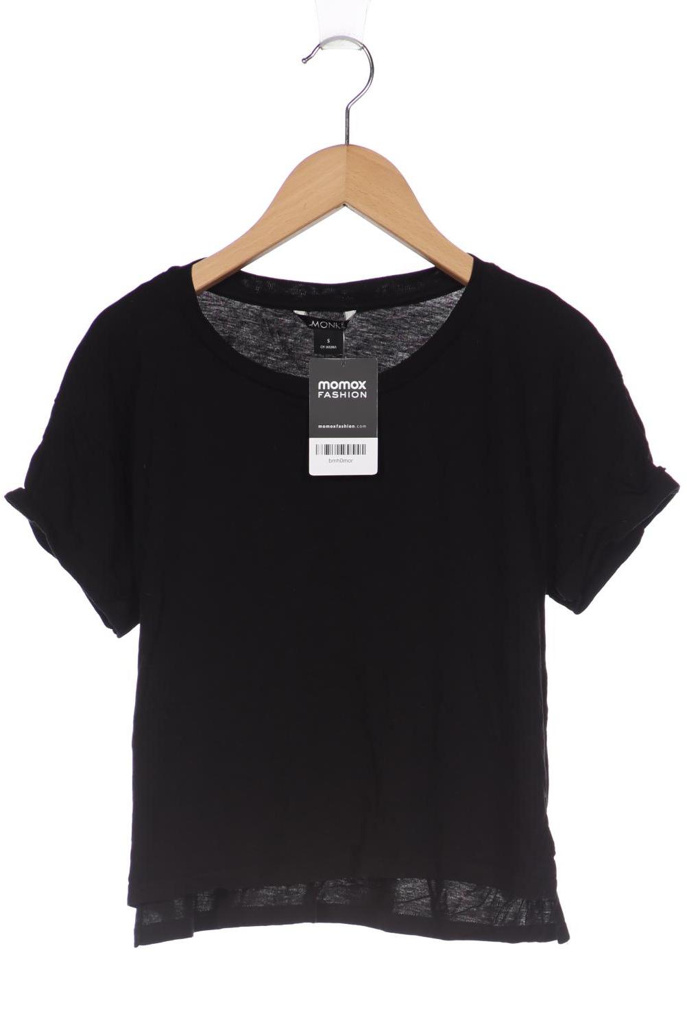 

MONKI Damen T-Shirt, schwarz