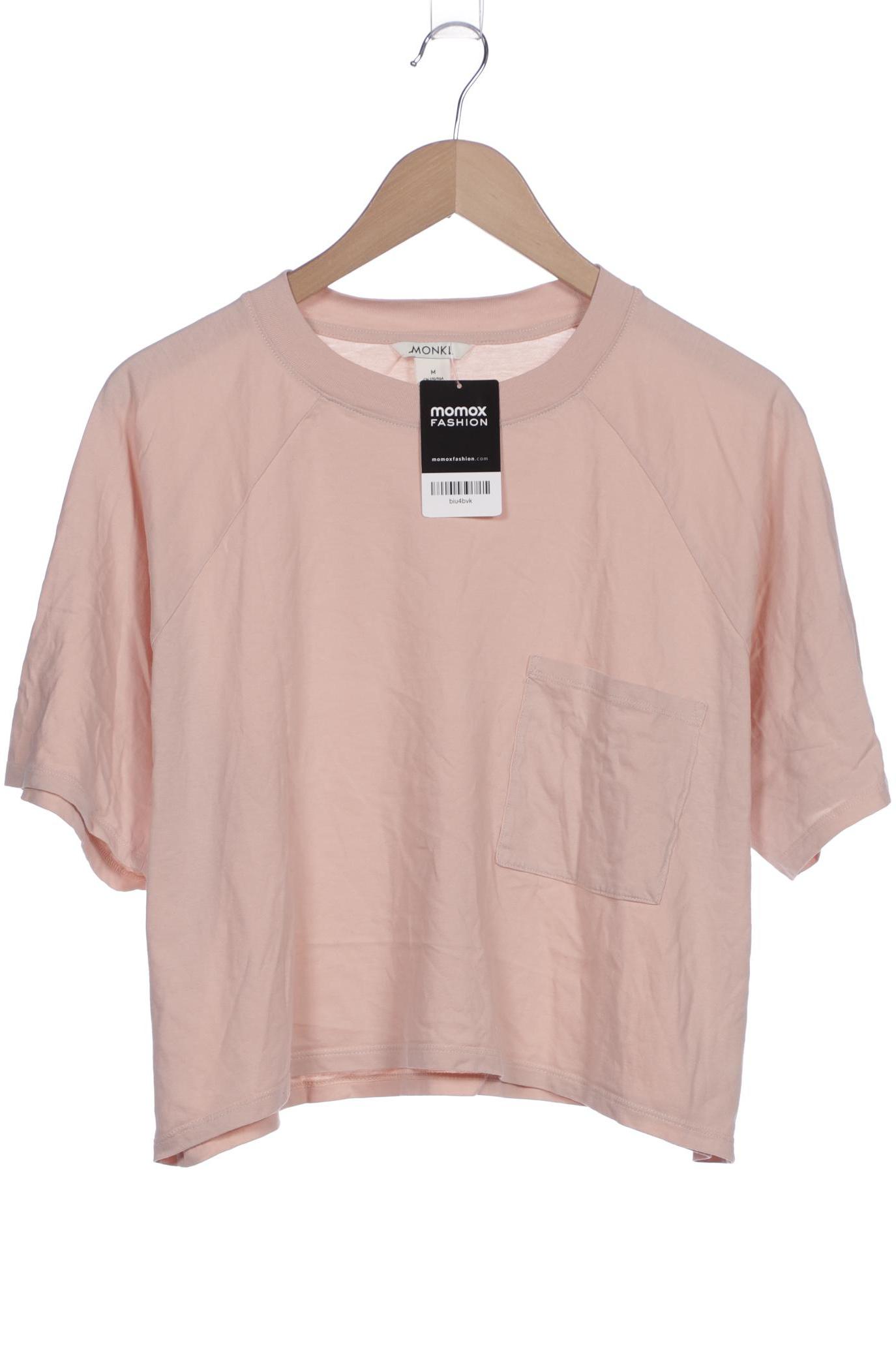 

Monki Damen T-Shirt, beige, Gr. 38