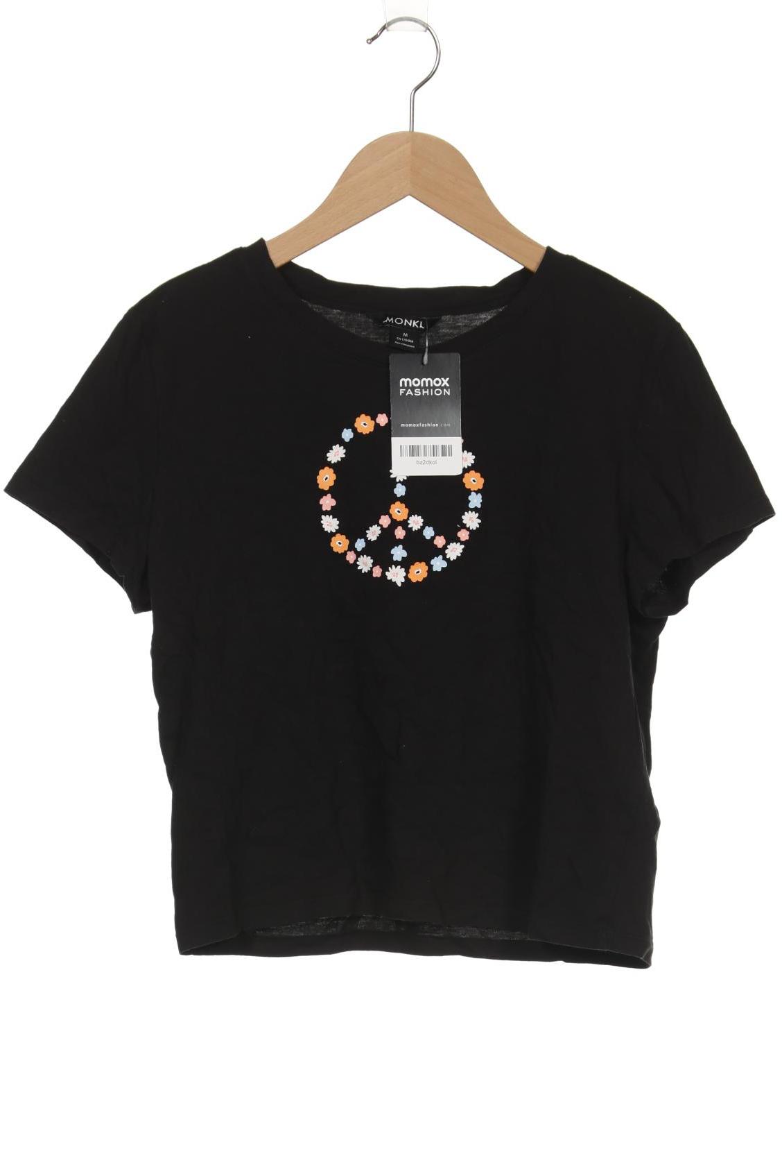 

MONKI Damen T-Shirt, schwarz