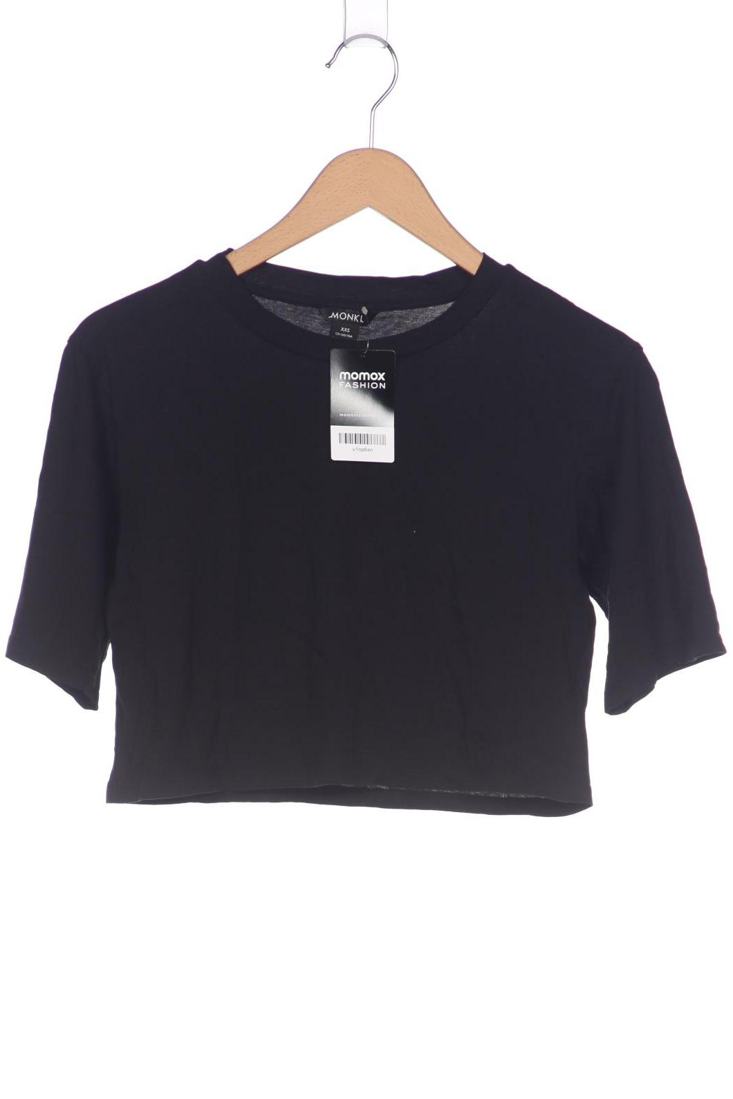 

Monki Damen T-Shirt, schwarz, Gr. 32