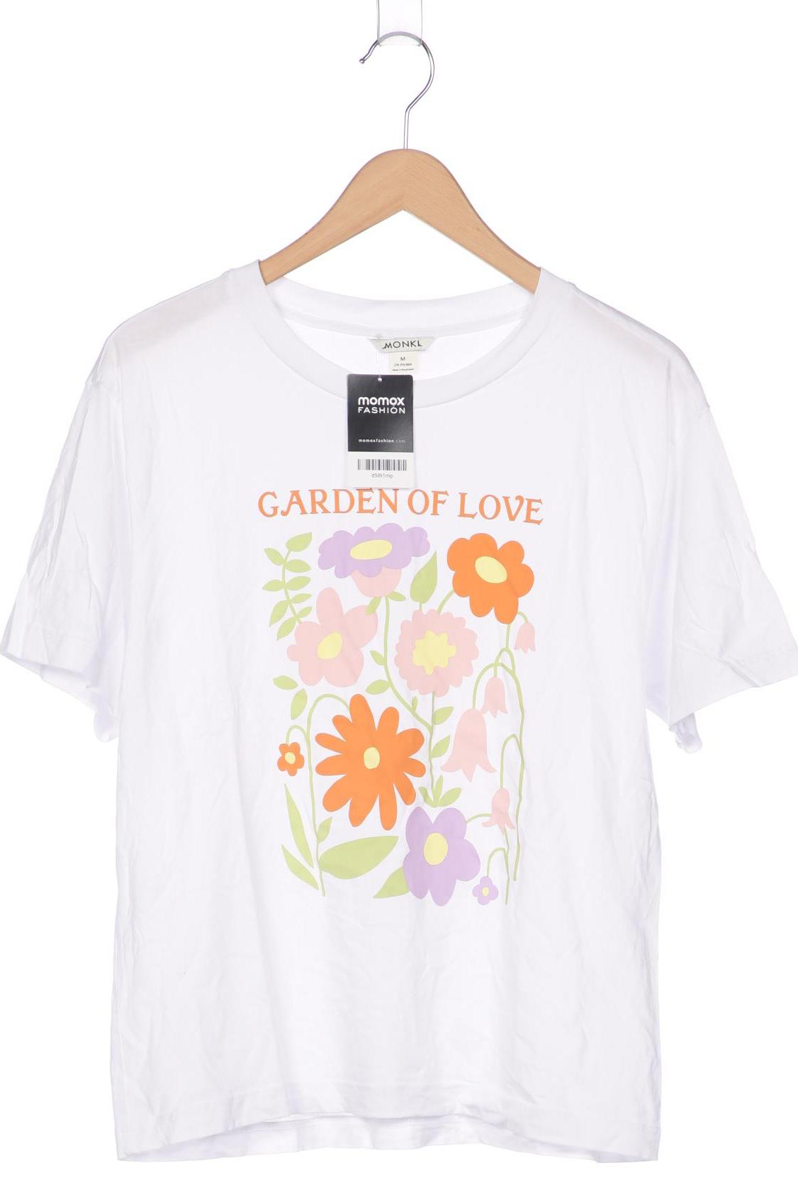 

Monki Damen T-Shirt, weiß, Gr. 38