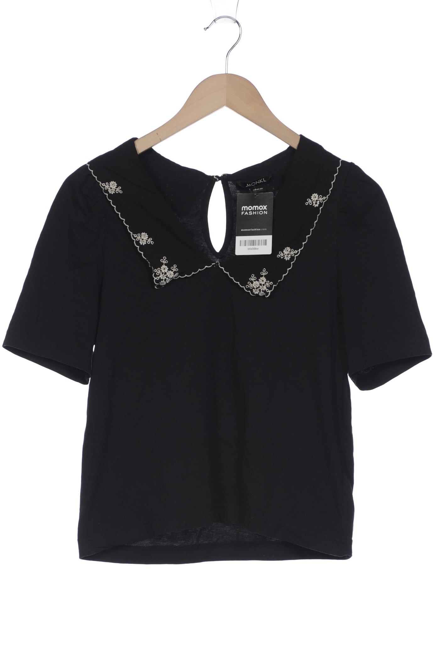 

Monki Damen T-Shirt, schwarz, Gr. 36