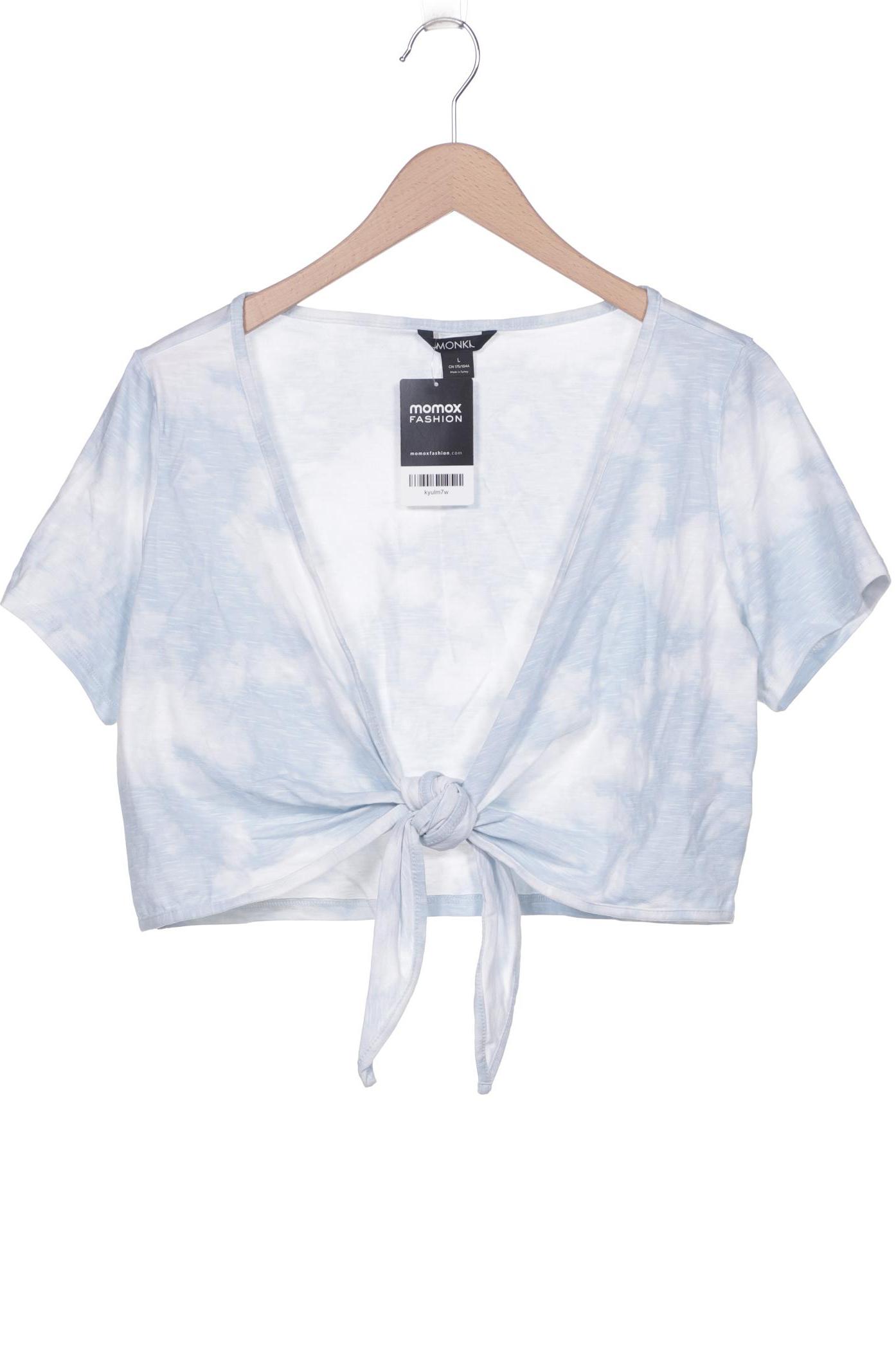 

Monki Damen T-Shirt, hellblau, Gr. 42