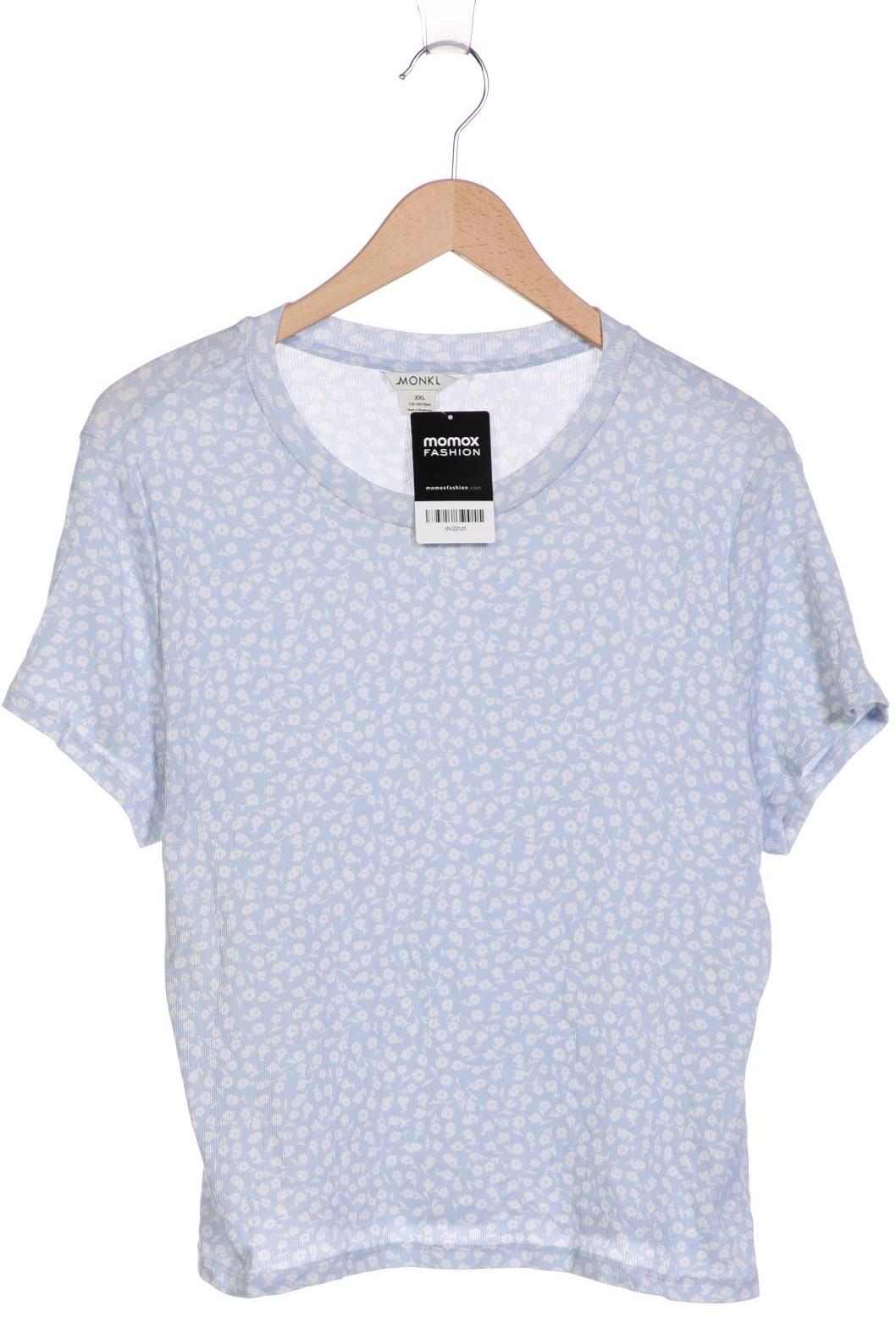 

Monki Damen T-Shirt, hellblau, Gr. 46