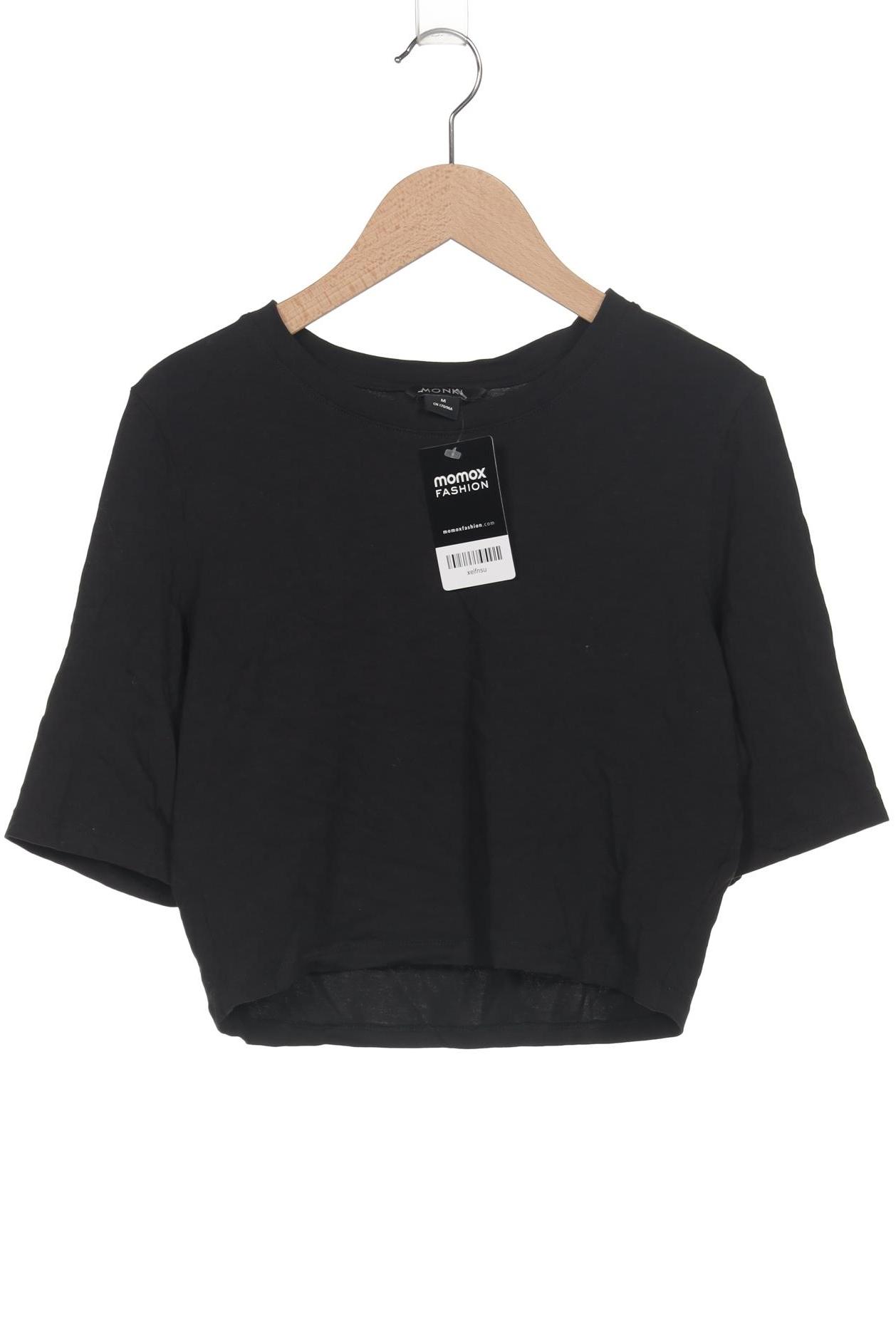 

Monki Damen T-Shirt, schwarz, Gr. 38