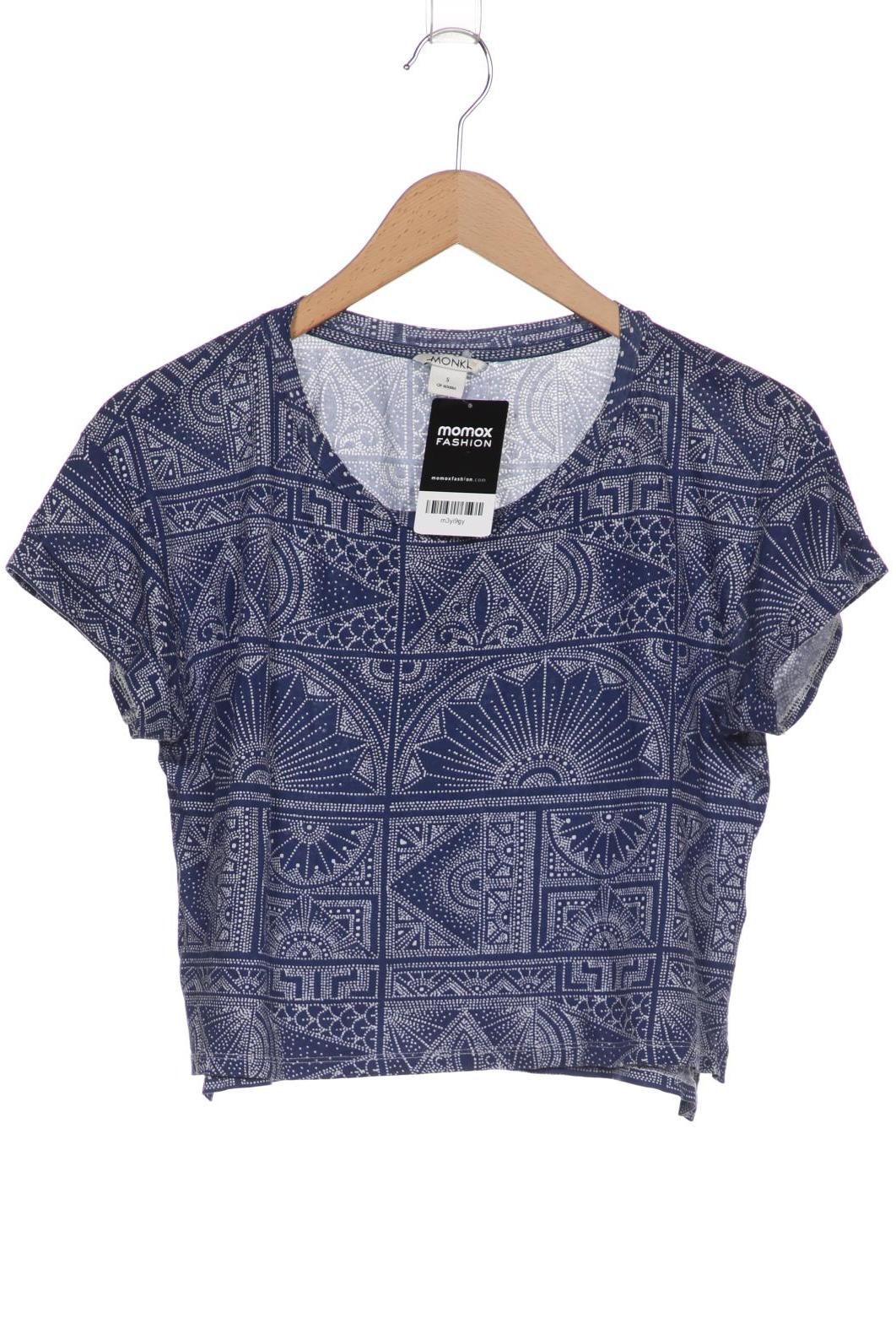 

Monki Damen T-Shirt, blau, Gr. 36