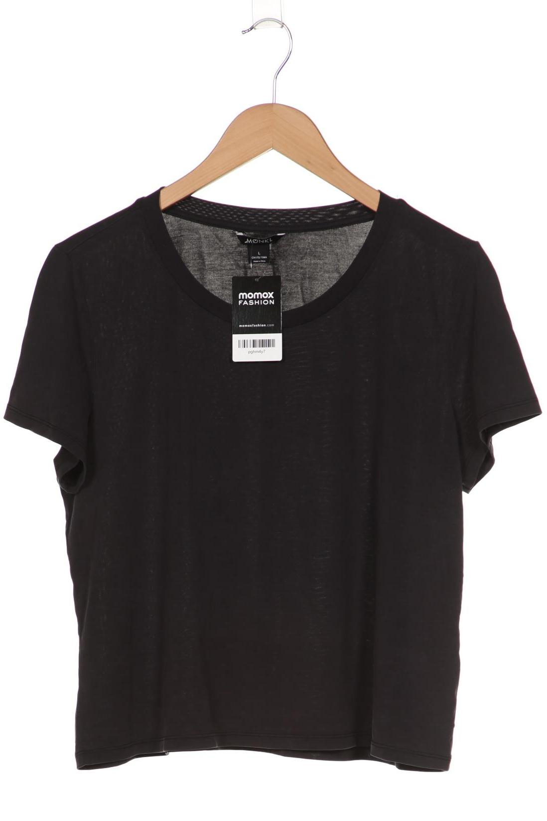 

MONKI Damen T-Shirt, schwarz