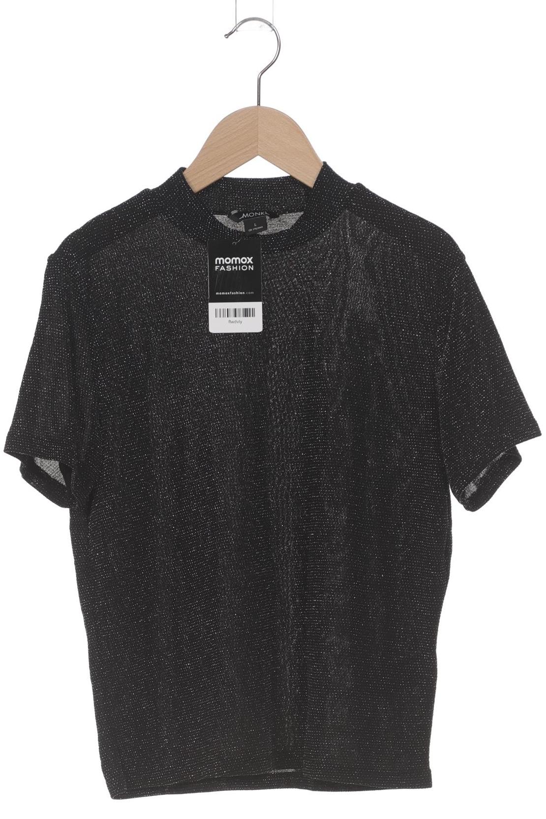 

Monki Damen T-Shirt, schwarz, Gr. 42