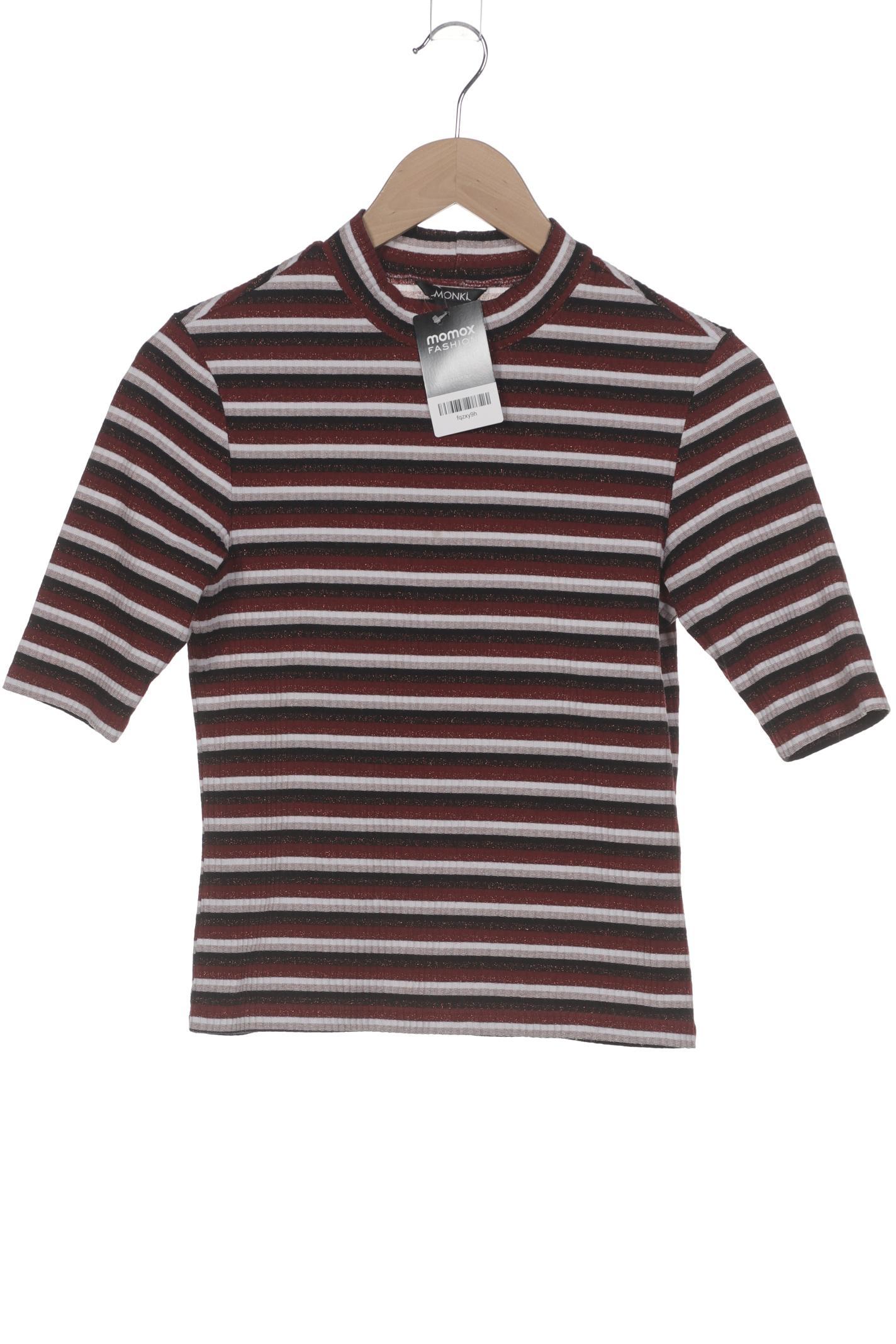 

Monki Damen T-Shirt, bordeaux, Gr. 38
