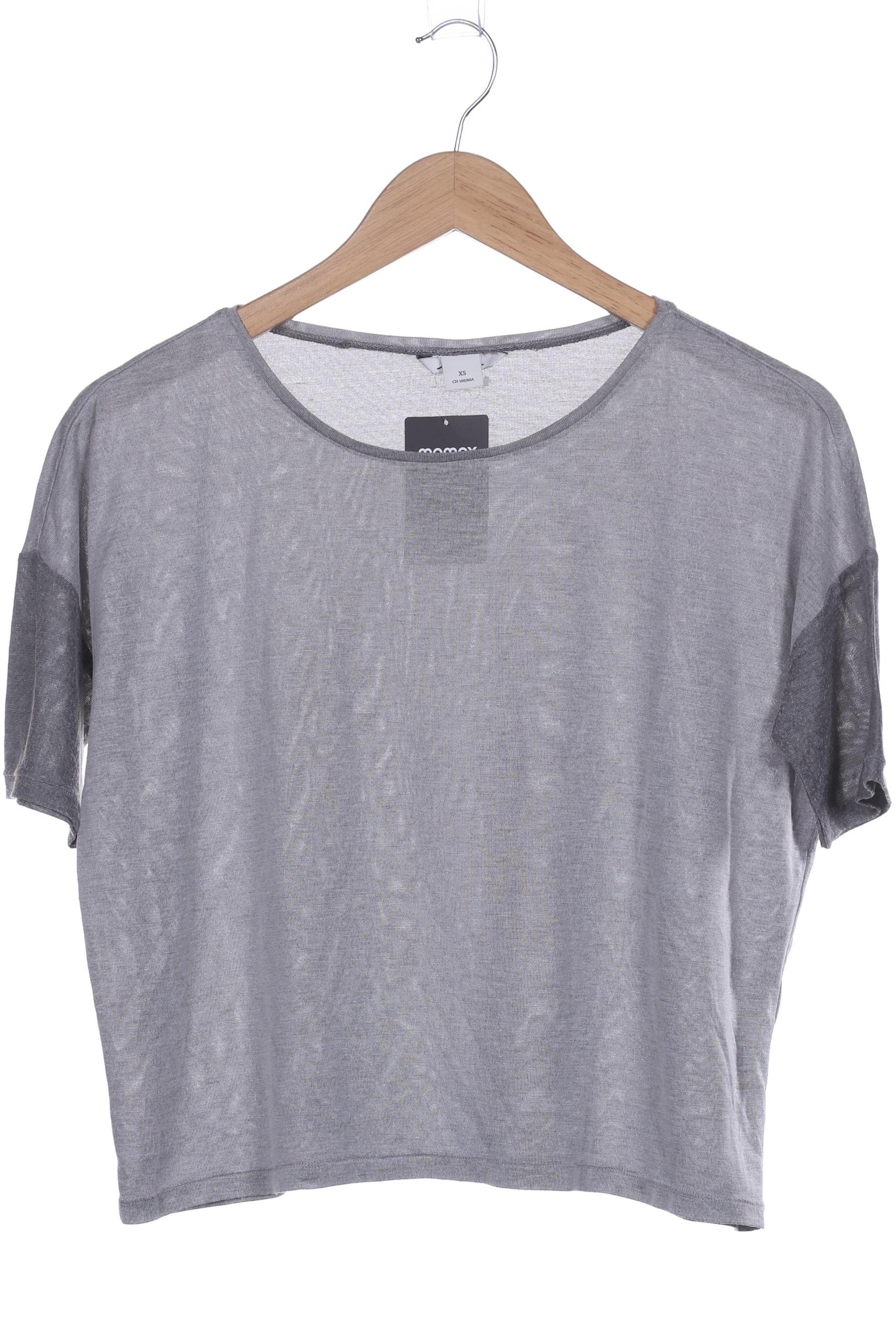 

Monki Damen T-Shirt, grau, Gr. 34