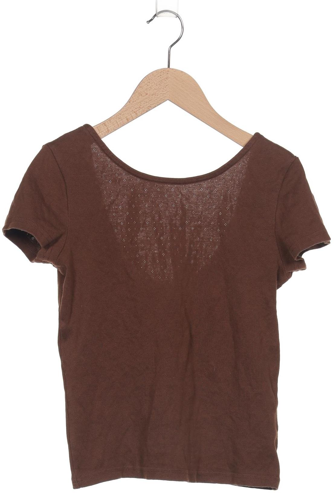 

Monki Damen T-Shirt, braun, Gr. 36