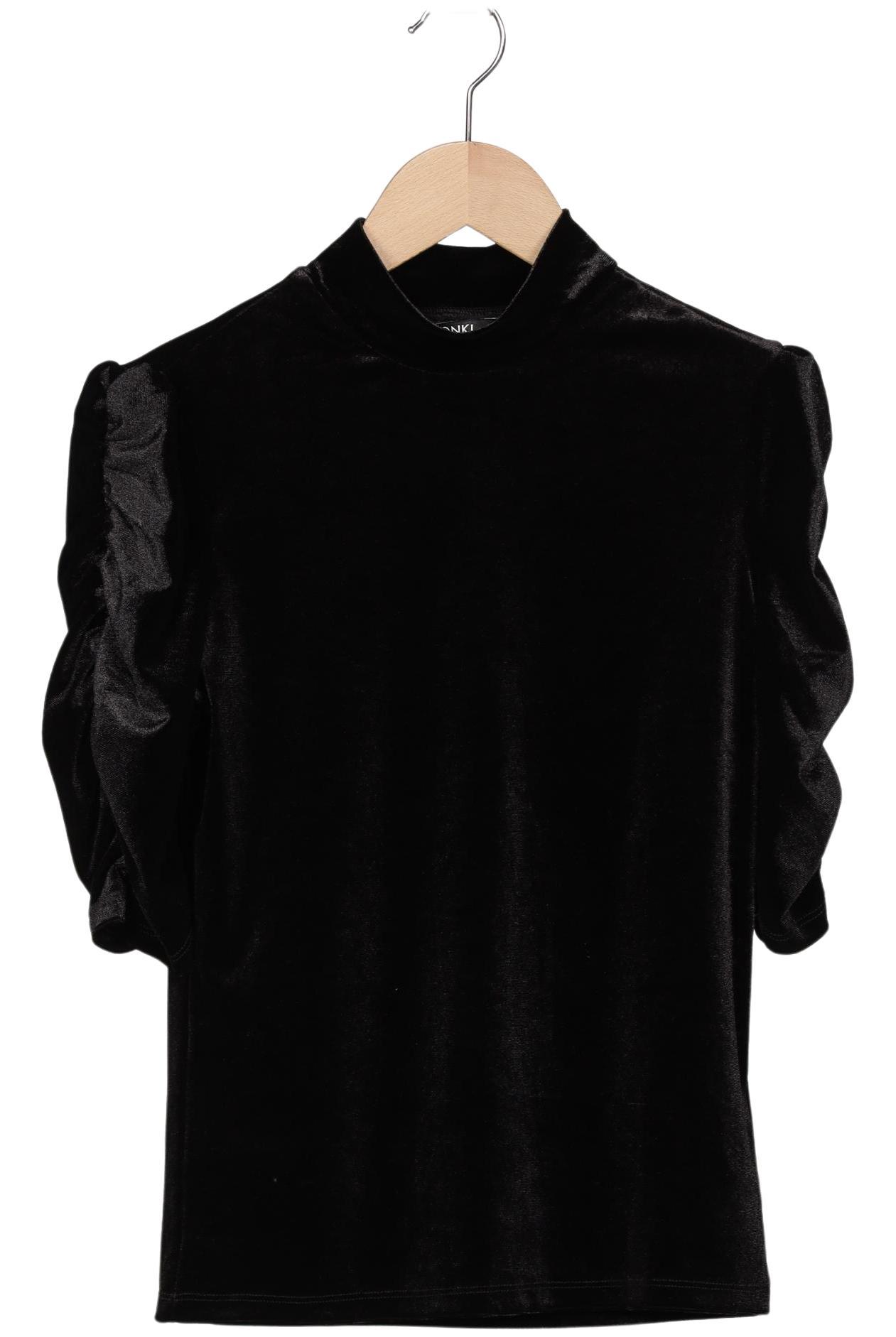 

Monki Damen T-Shirt, schwarz, Gr. 36