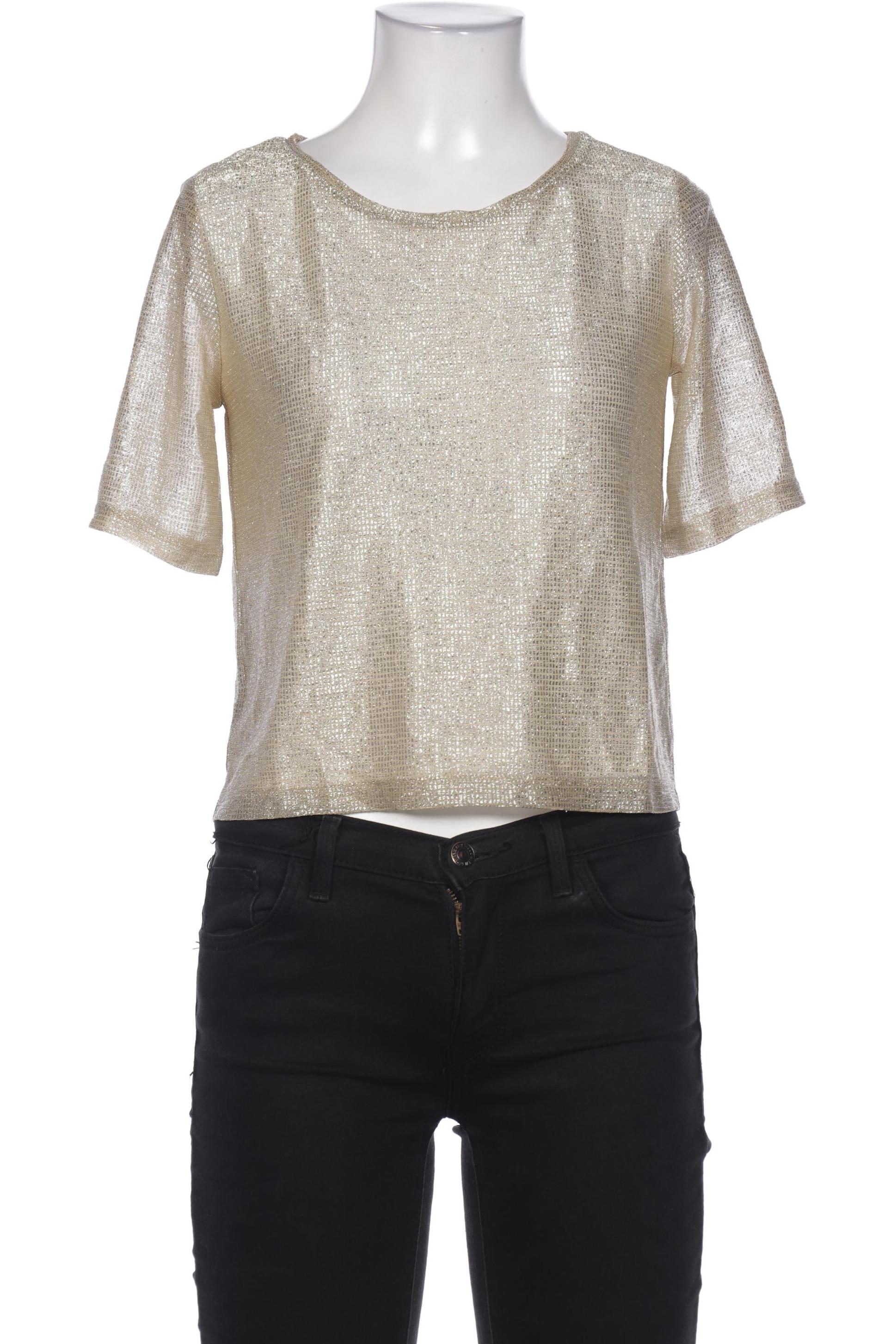 

Monki Damen T-Shirt, beige, Gr. 34