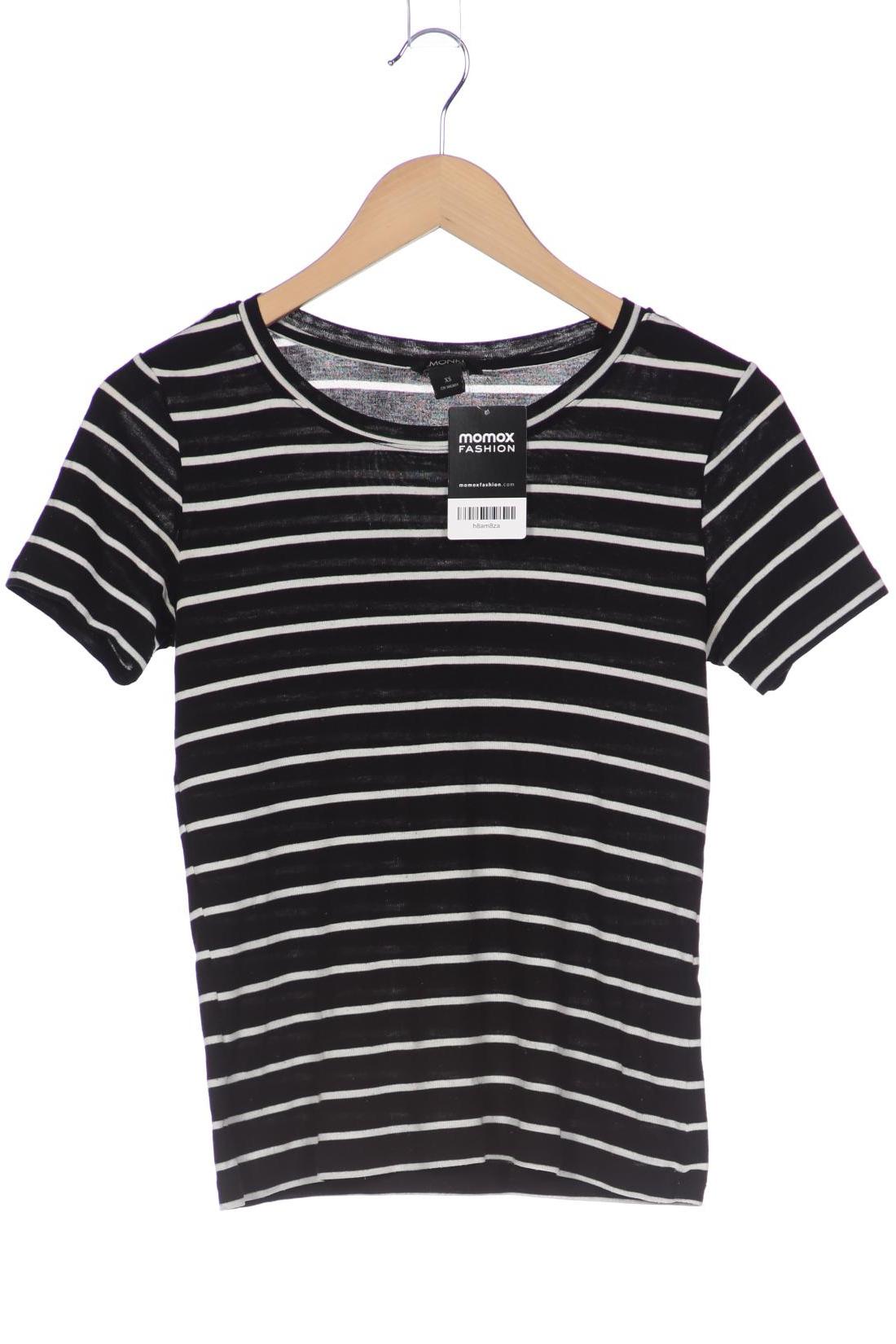 

Monki Damen T-Shirt, schwarz, Gr. 34
