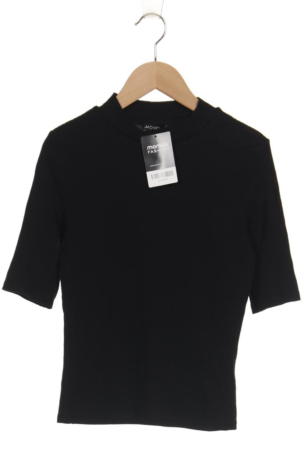 

Monki Damen T-Shirt, schwarz, Gr. 36