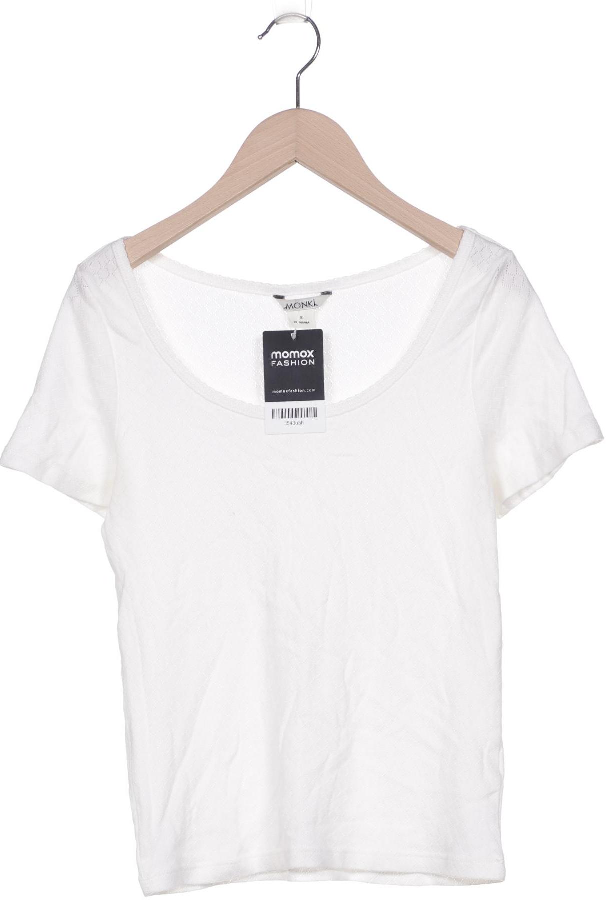 

MONKI Damen T-Shirt, weiß