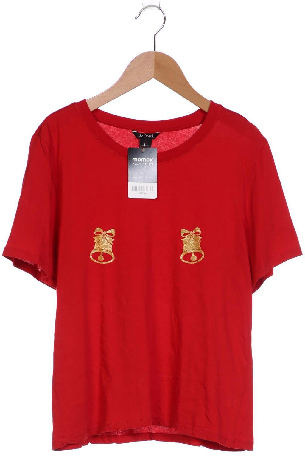 

Monki Damen T-Shirt, rot, Gr. 36