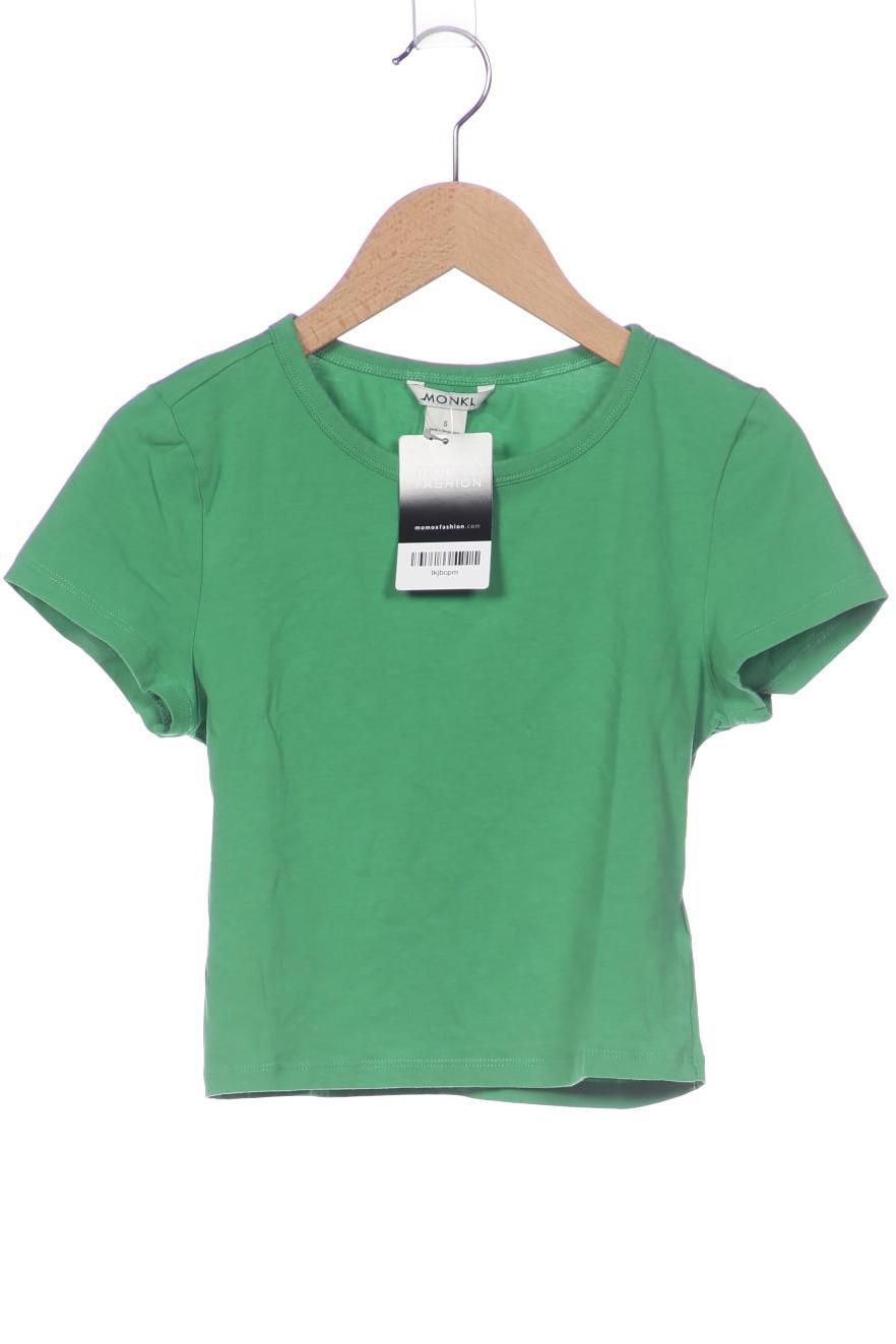 

Monki Damen T-Shirt, grün, Gr. 36