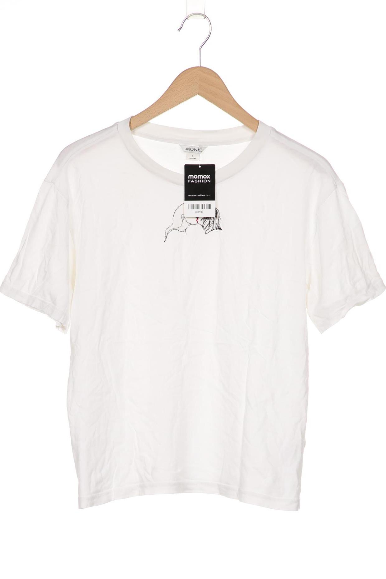 

MONKI Damen T-Shirt, weiß
