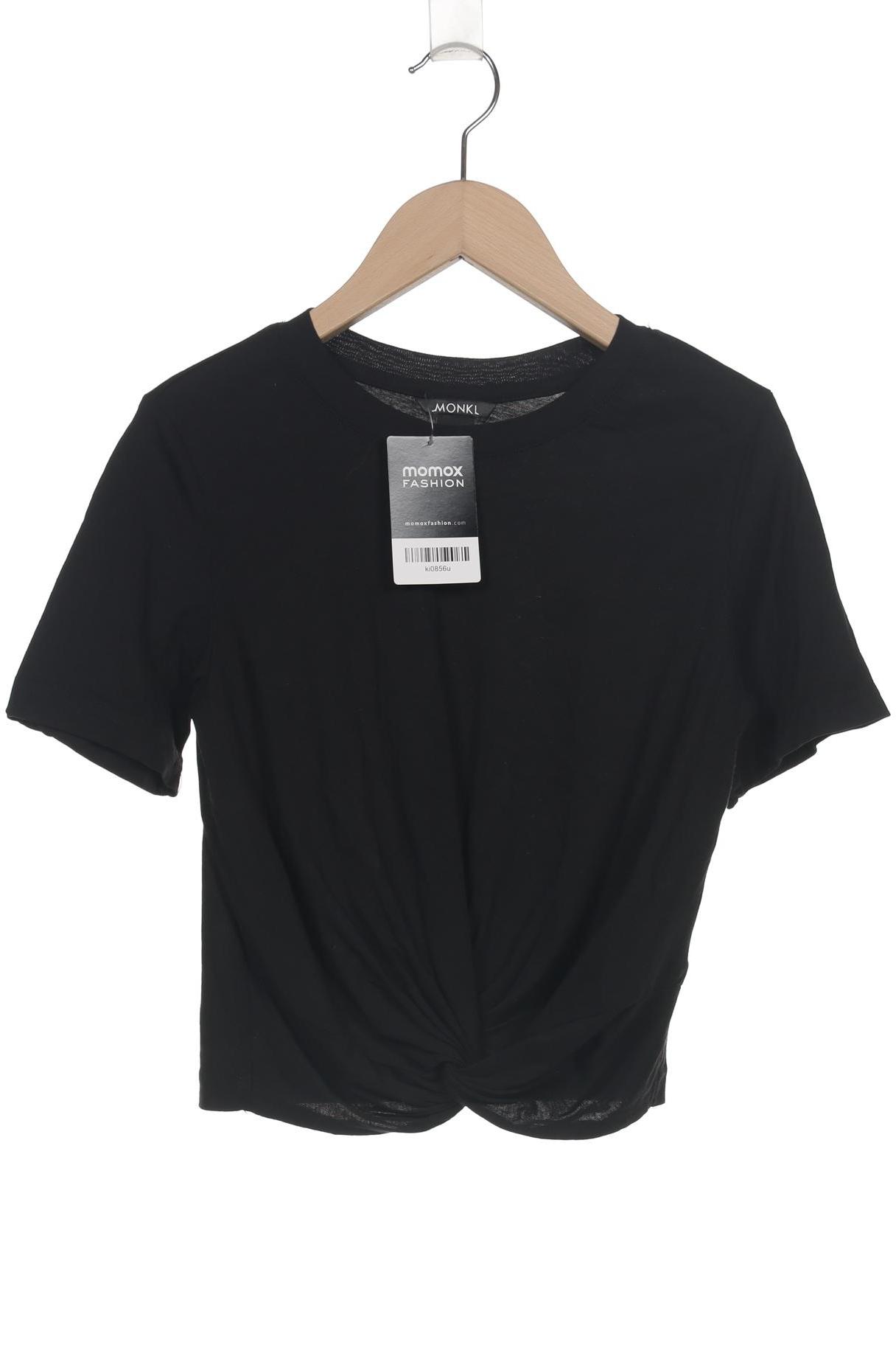 

Monki Damen T-Shirt, schwarz, Gr. 34