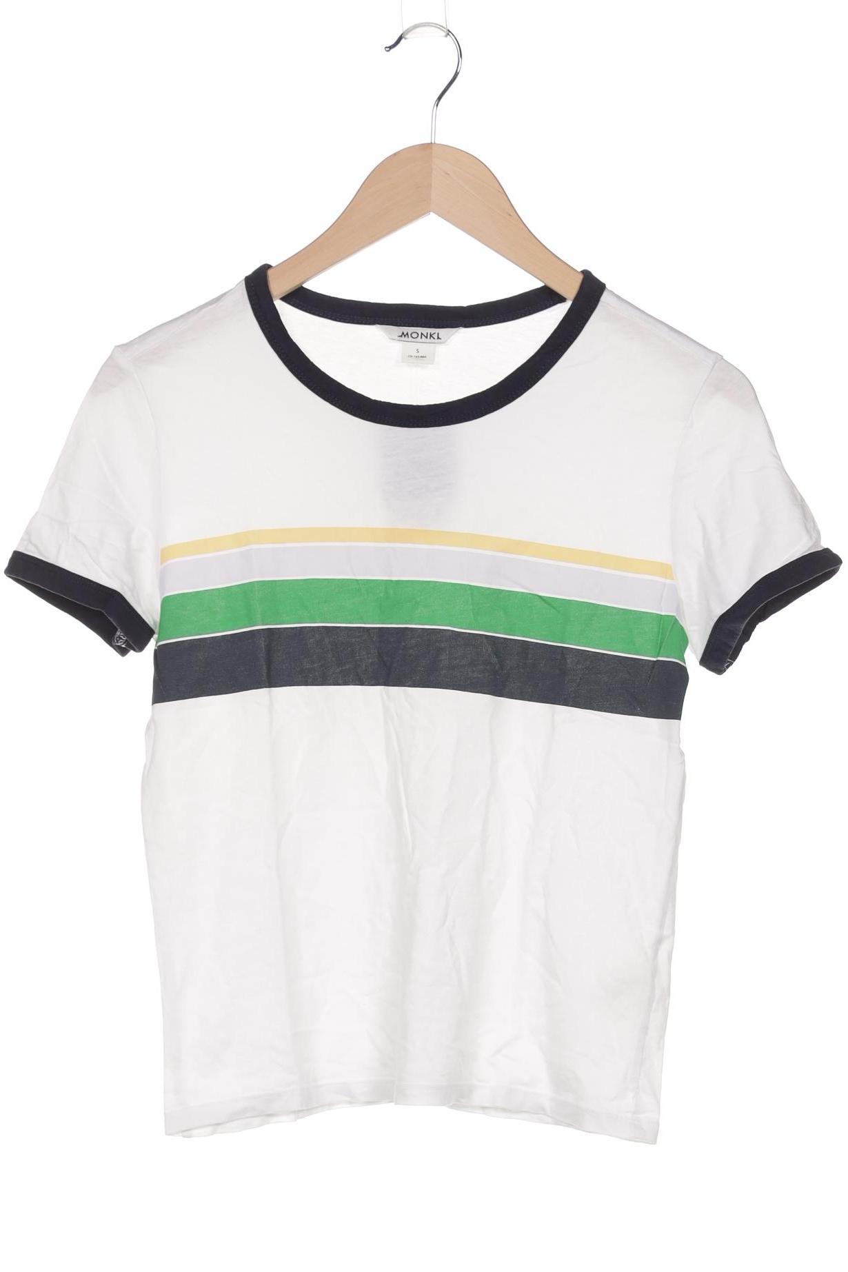 

Monki Damen T-Shirt, weiß, Gr. 36