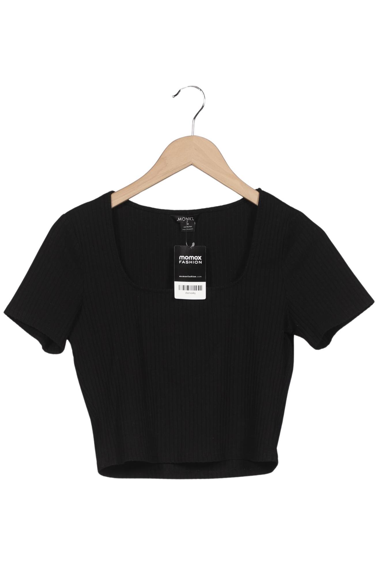 

Monki Damen T-Shirt, schwarz, Gr. 38