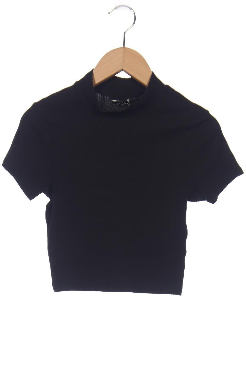 

MONKI Damen T-Shirt, schwarz