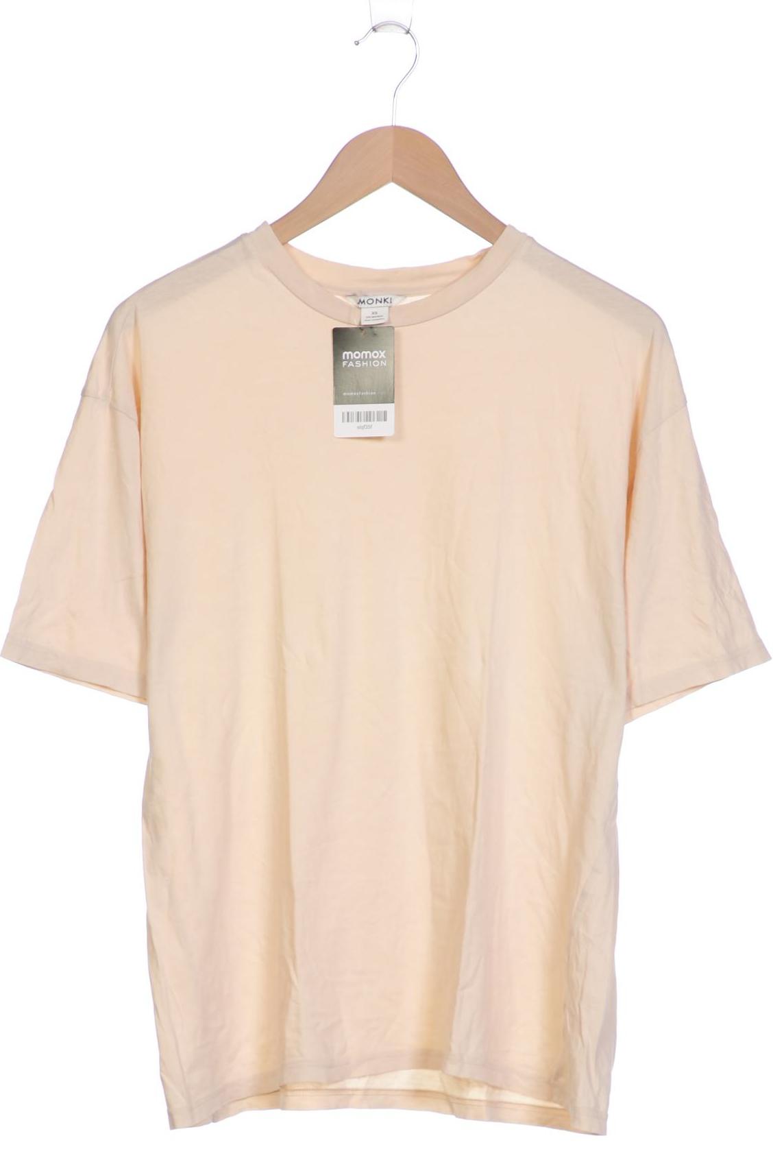 

Monki Damen T-Shirt, beige, Gr. 34