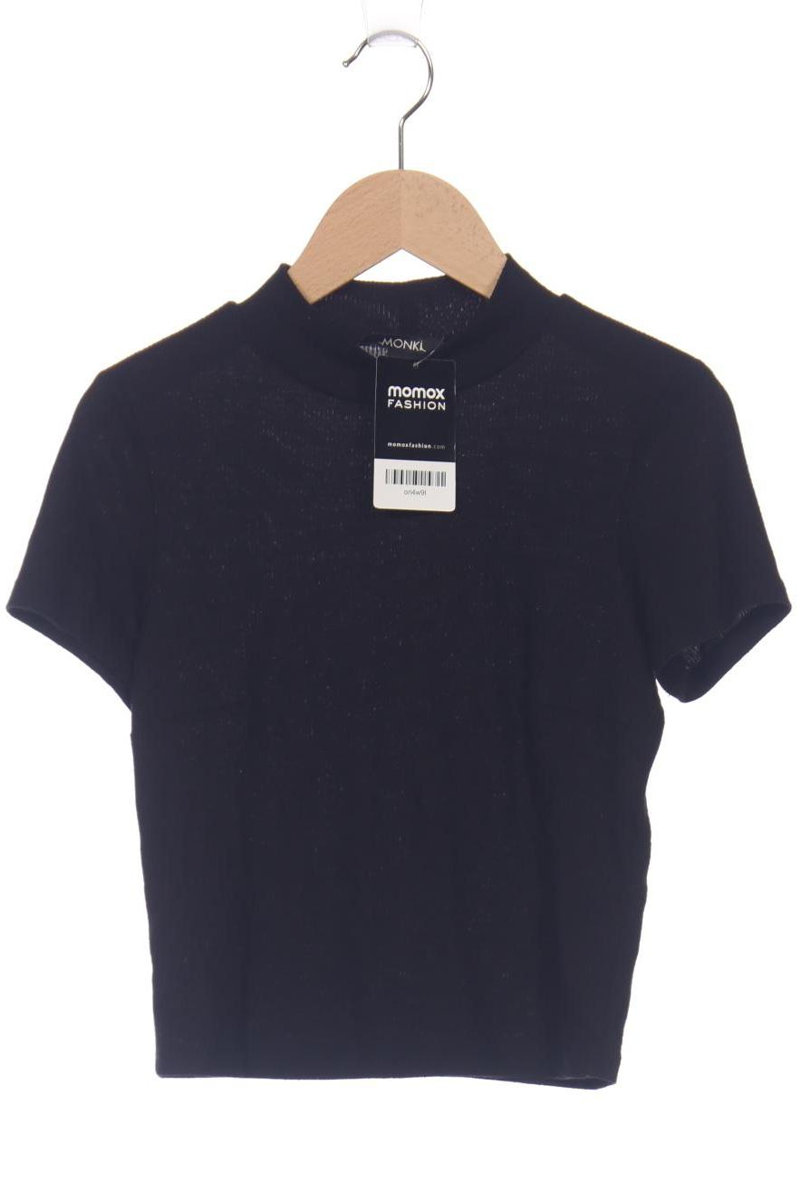 

Monki Damen T-Shirt, schwarz, Gr. 34