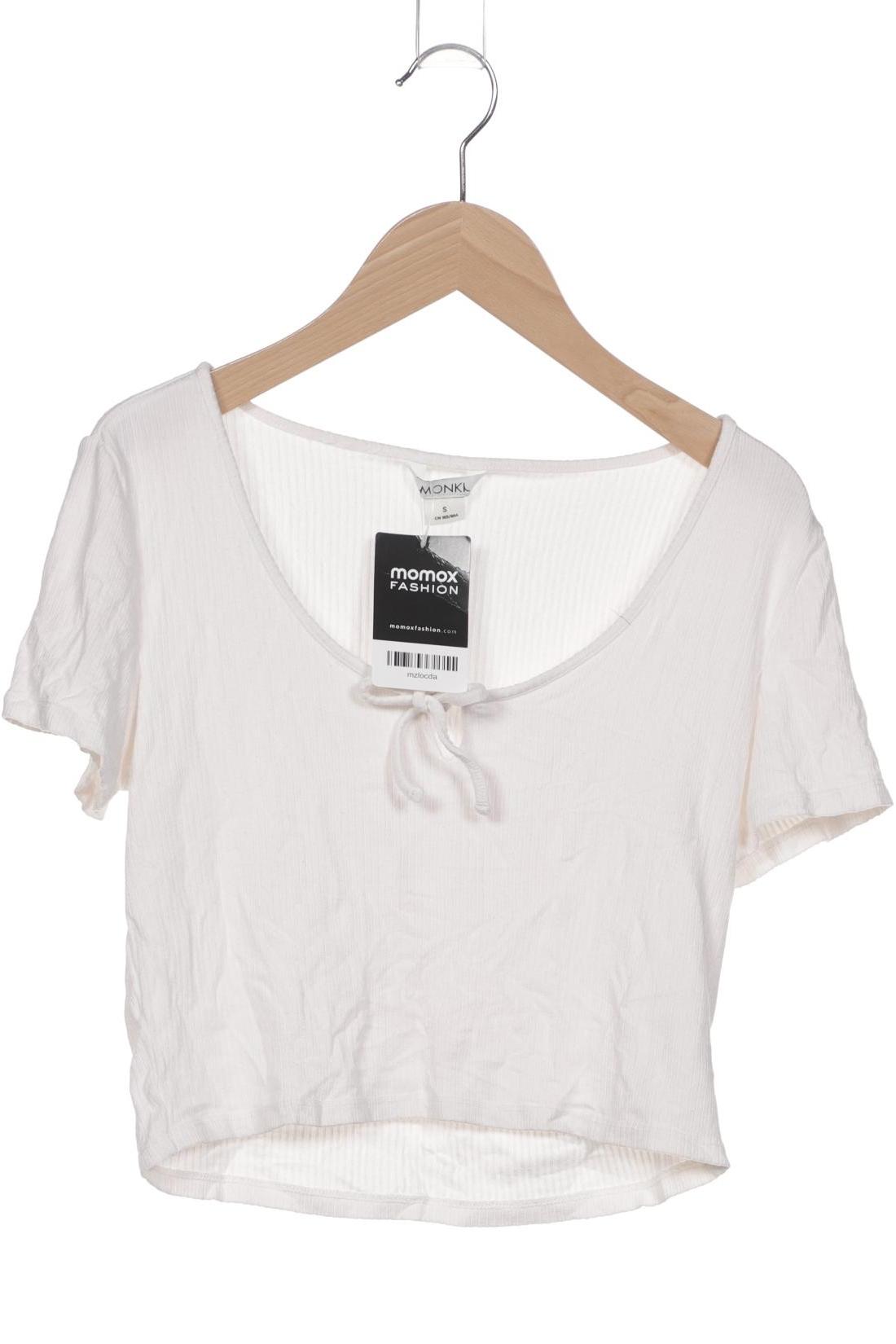 

Monki Damen T-Shirt, cremeweiß, Gr. 36