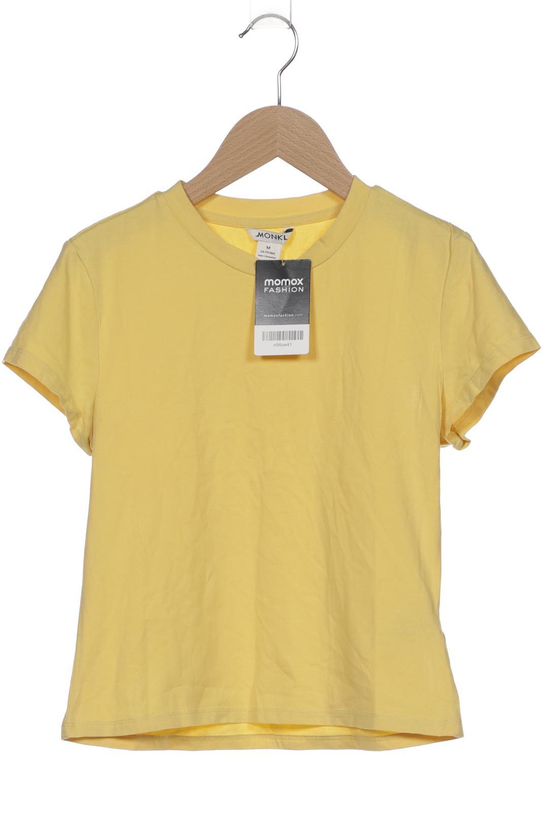 

Monki Damen T-Shirt, gelb, Gr. 38