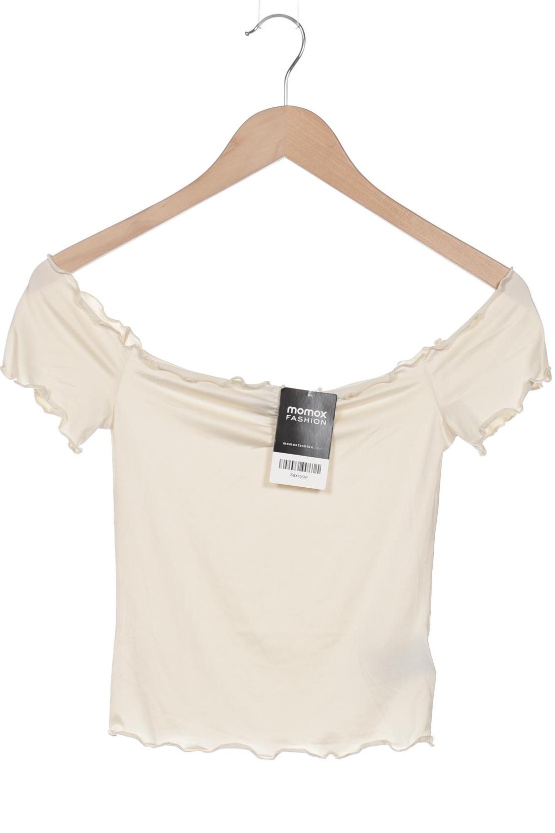 

Monki Damen T-Shirt, cremeweiß, Gr. 36