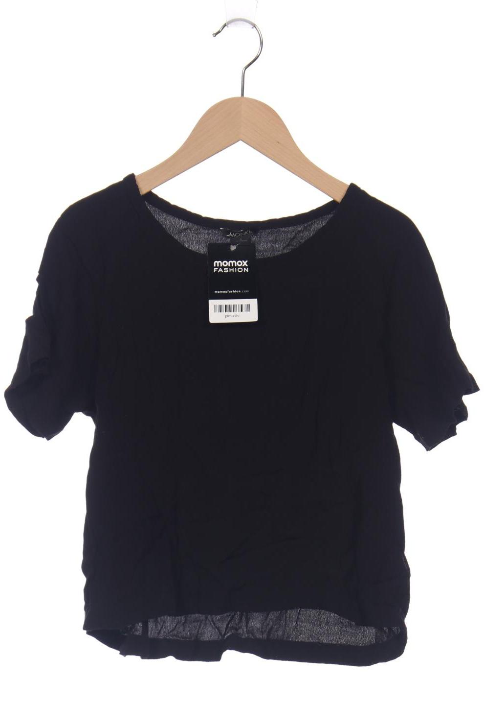 

Monki Damen T-Shirt, schwarz, Gr. 36