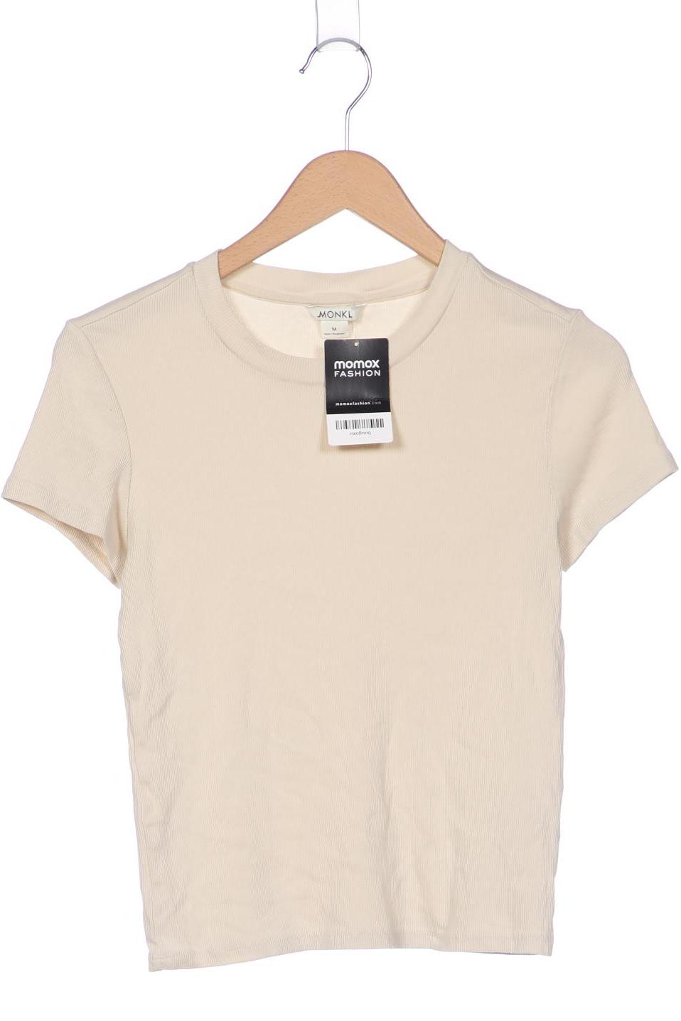 

Monki Damen T-Shirt, beige, Gr. 38