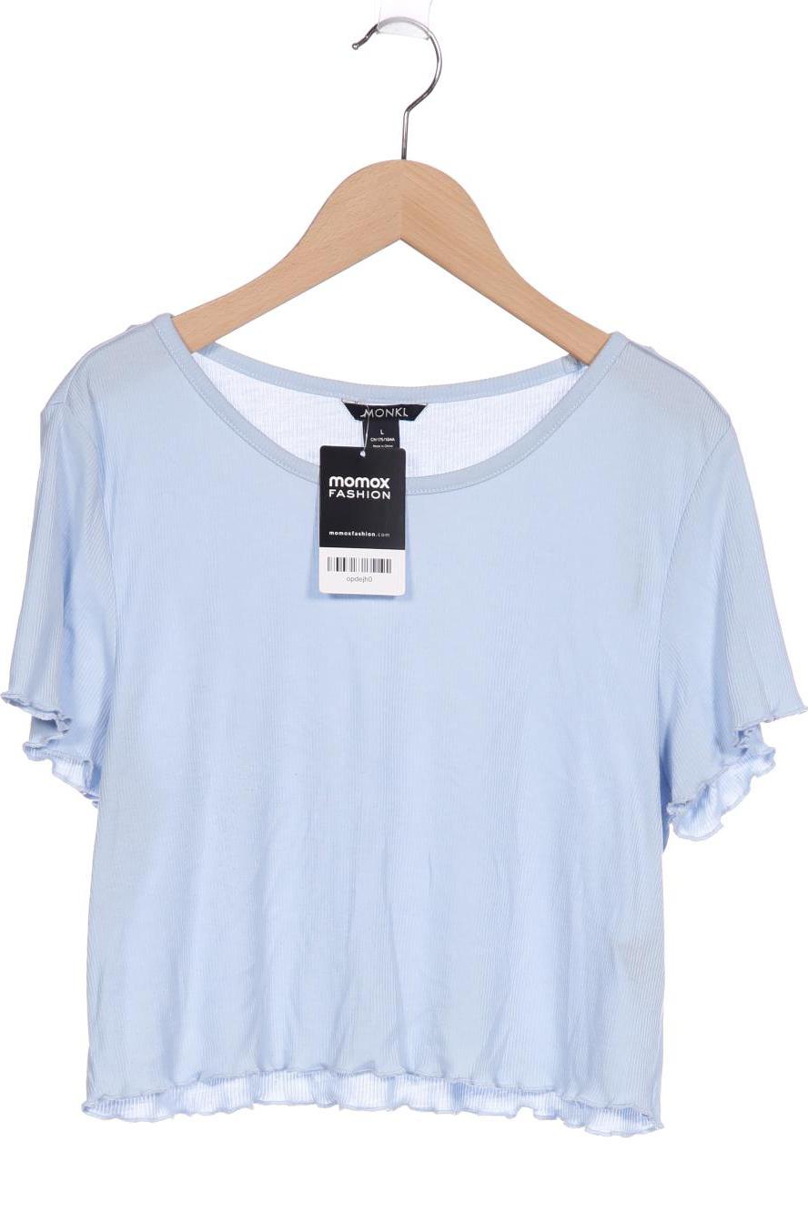 

MONKI Damen T-Shirt, hellblau