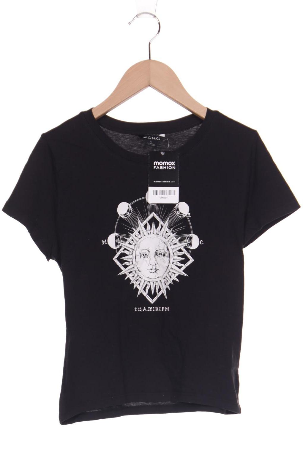 

MONKI Damen T-Shirt, schwarz