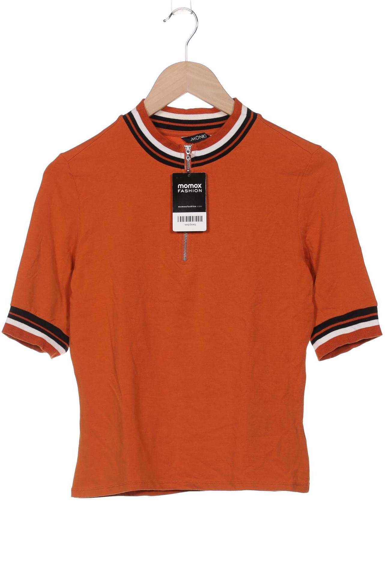 

Monki Damen T-Shirt, orange, Gr. 38