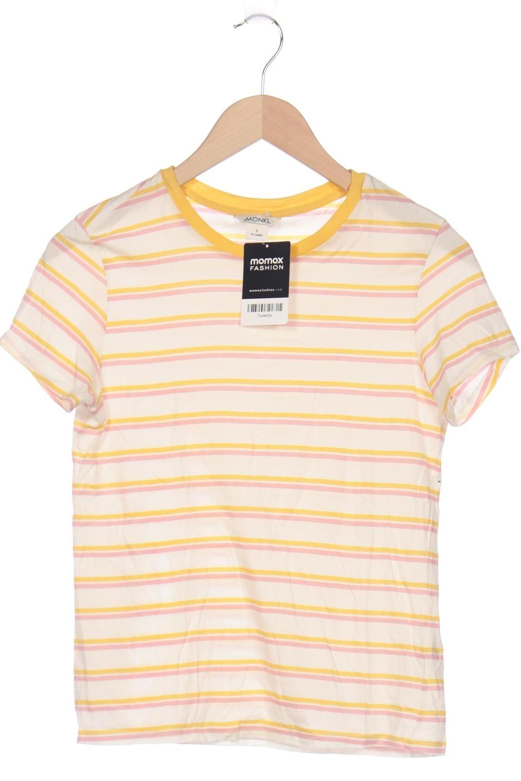 

Monki Damen T-Shirt, weiß, Gr. 36