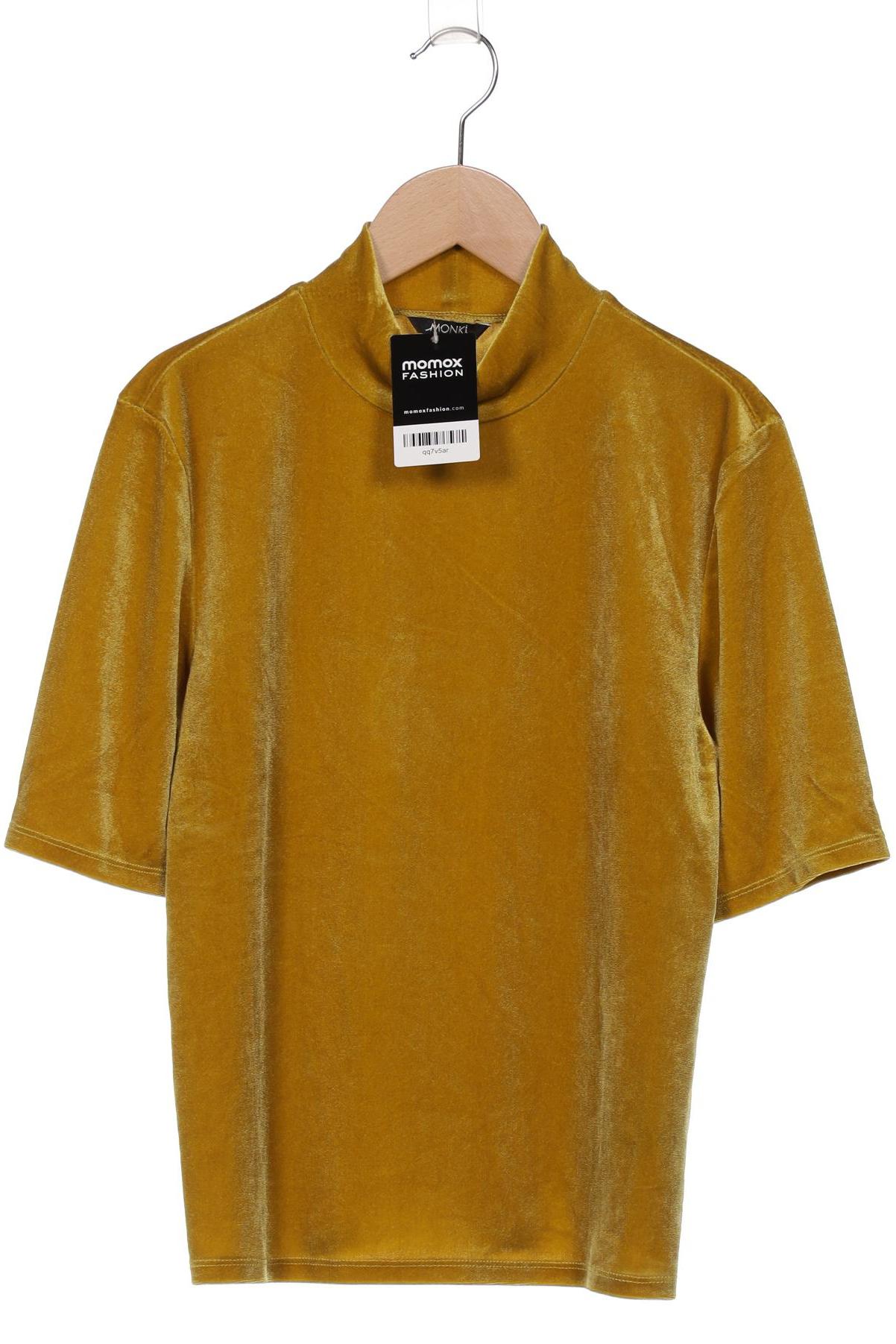 

Monki Damen T-Shirt, gelb, Gr. 36