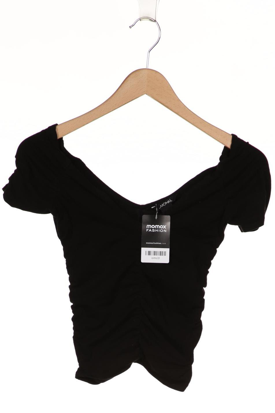 

MONKI Damen T-Shirt, schwarz