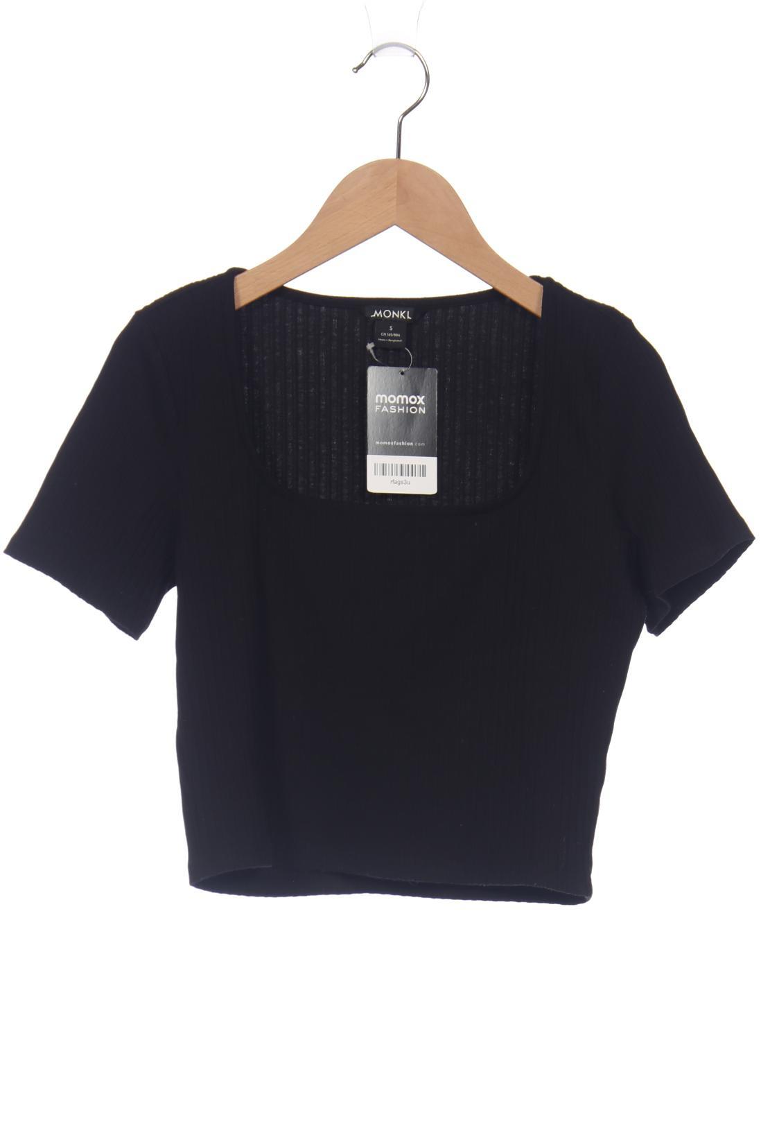 

MONKI Damen T-Shirt, schwarz