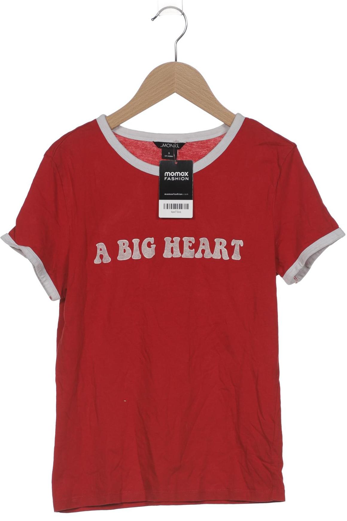 

Monki Damen T-Shirt, rot, Gr. 36