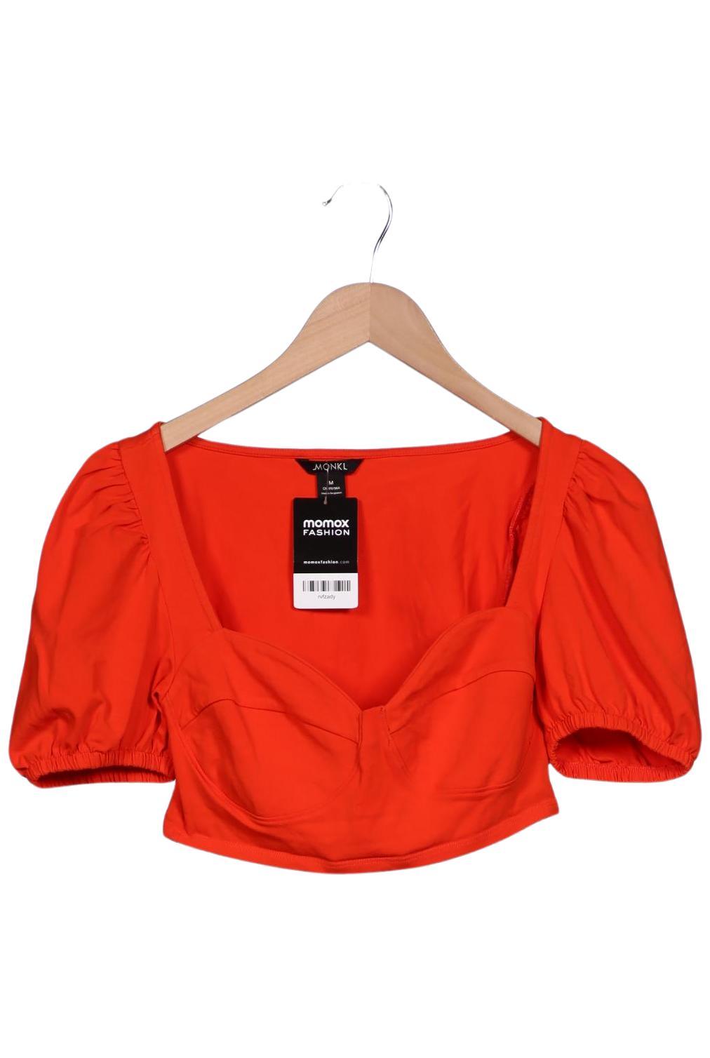 

Monki Damen T-Shirt, orange, Gr. 38