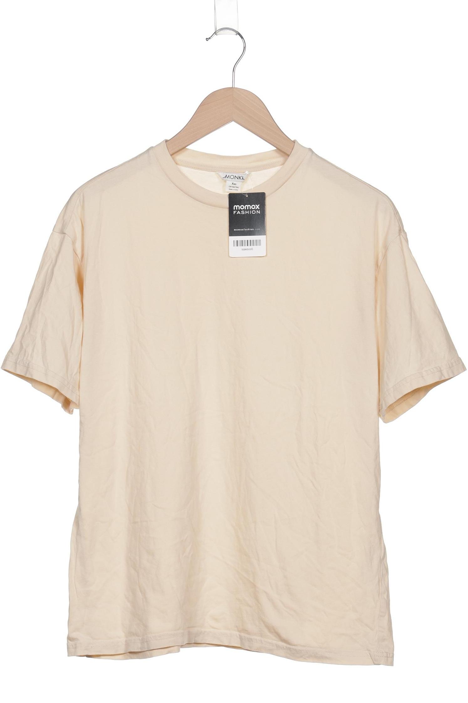 

Monki Damen T-Shirt, beige, Gr. 32