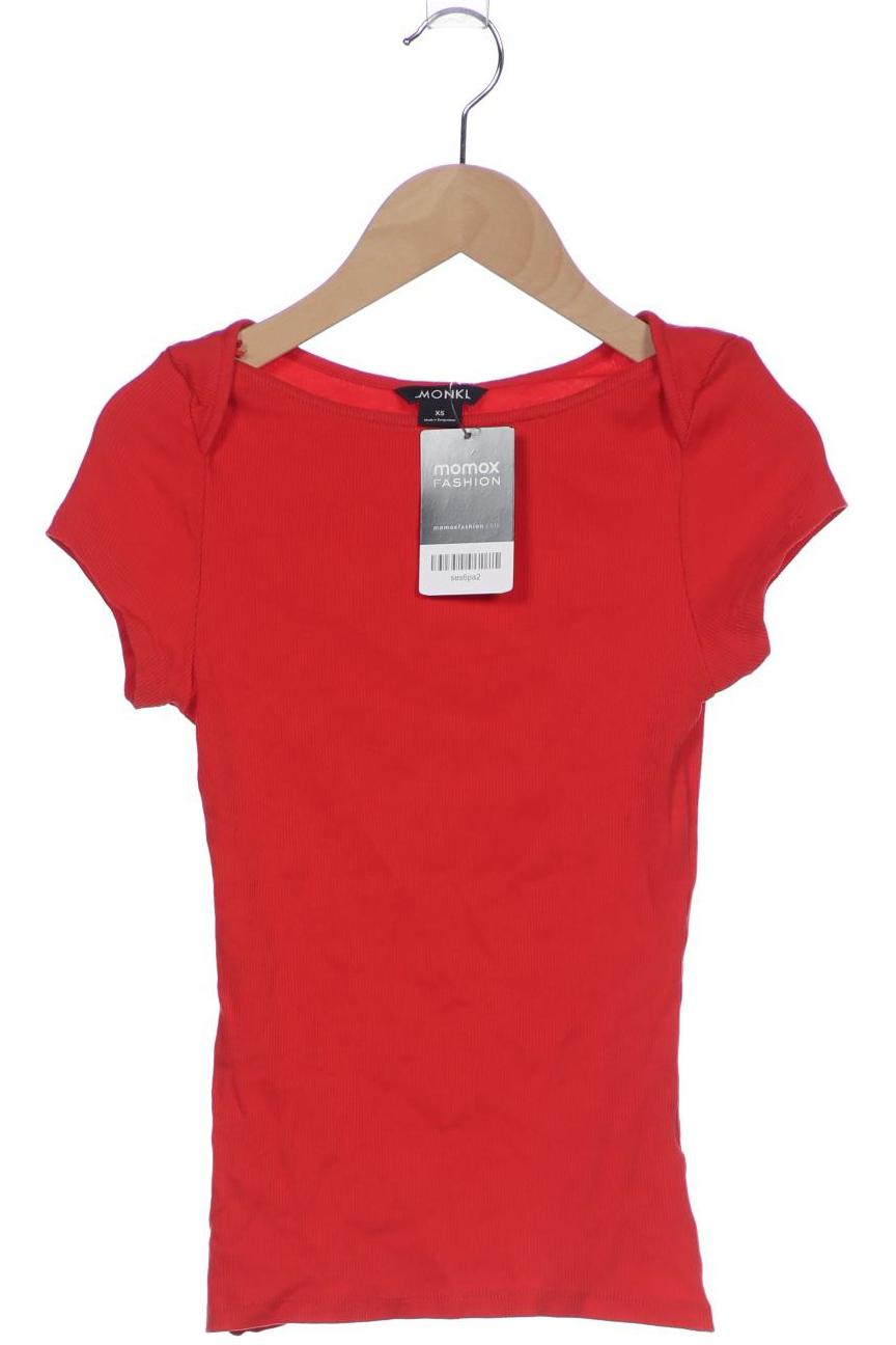 

Monki Damen T-Shirt, rot, Gr. 34