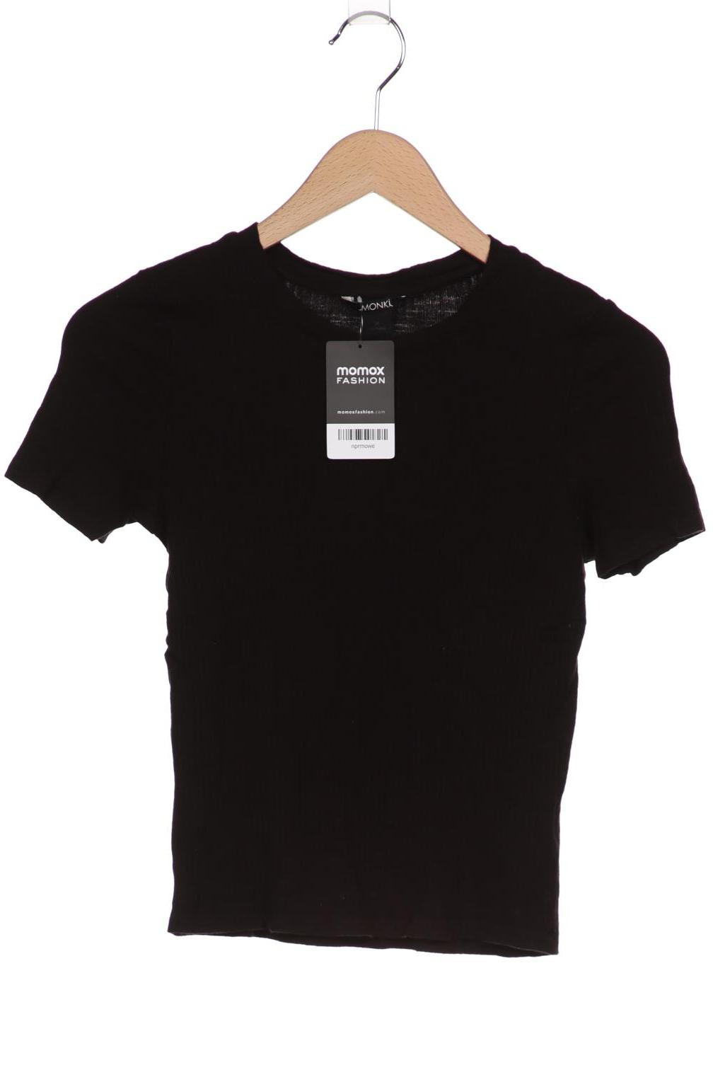 

MONKI Damen T-Shirt, schwarz